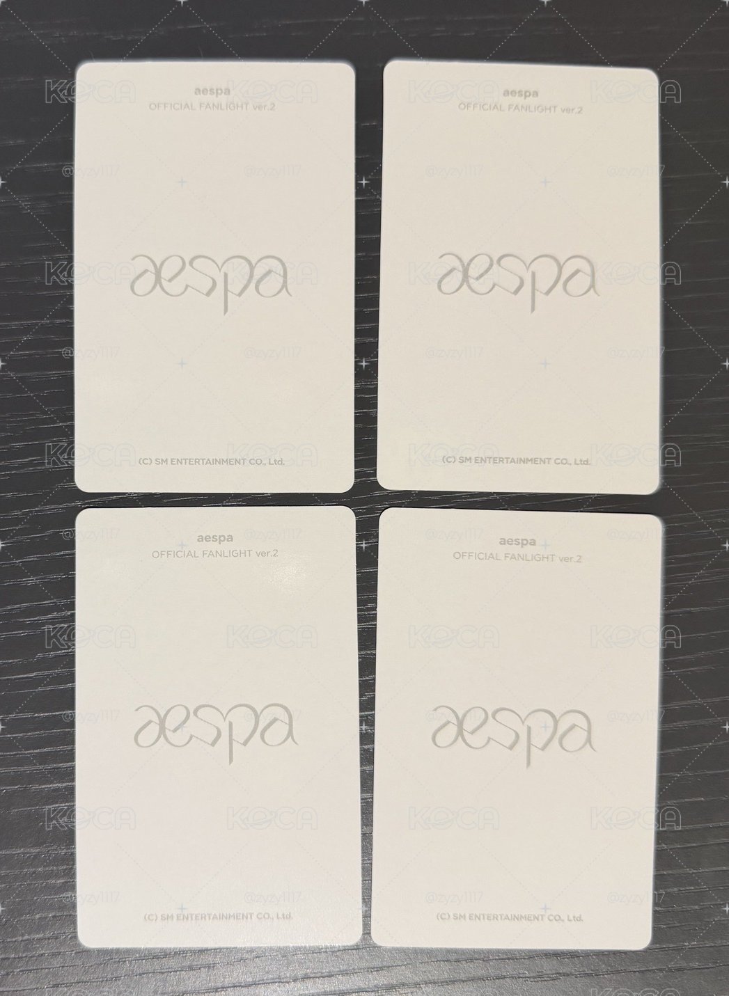 aespa二代手燈卡