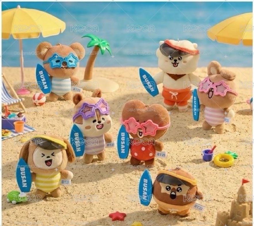 💜BT21全新 吊娃 26釜山系列