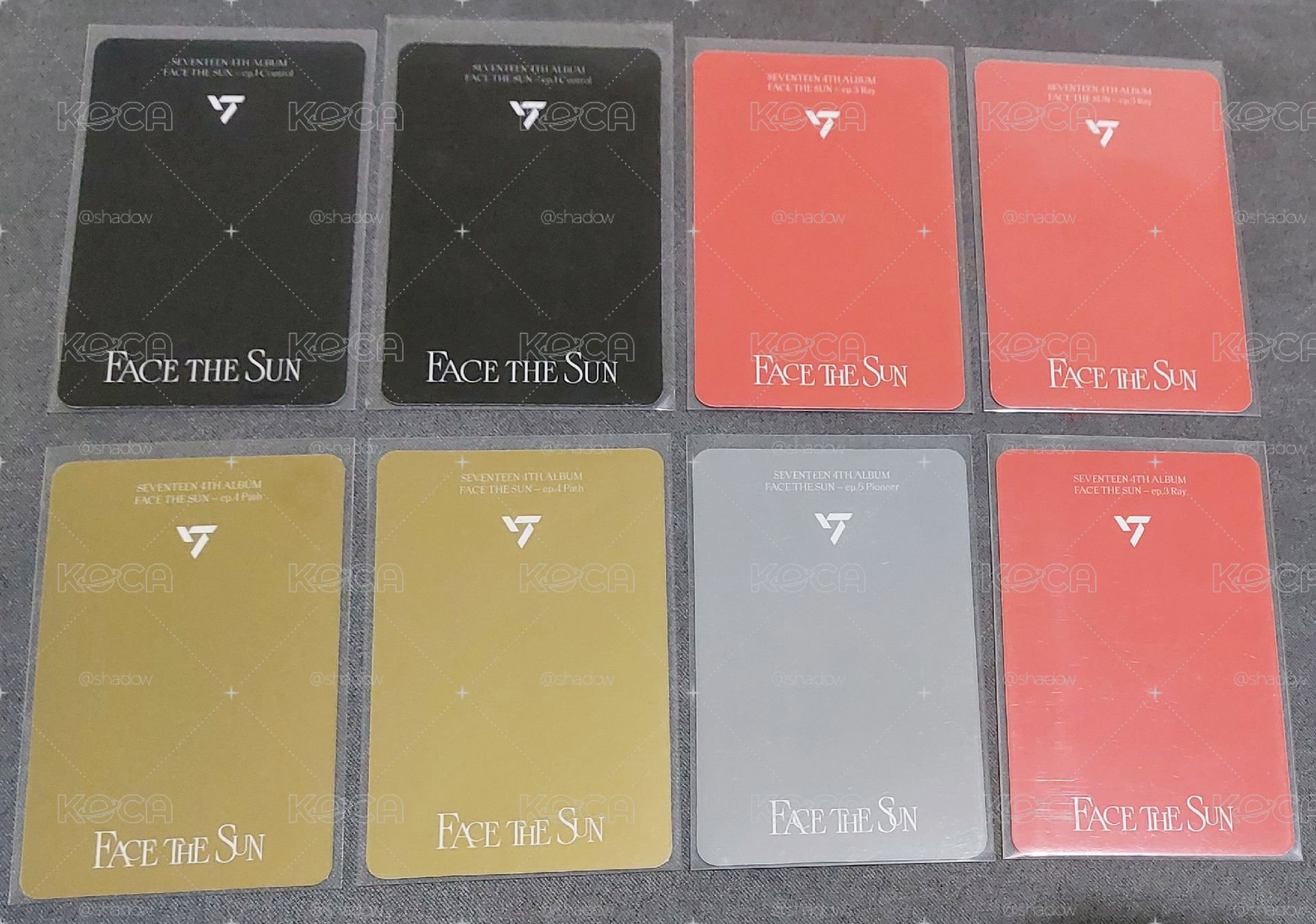 VERNON 正四 FACE THE SUN 專卡 1