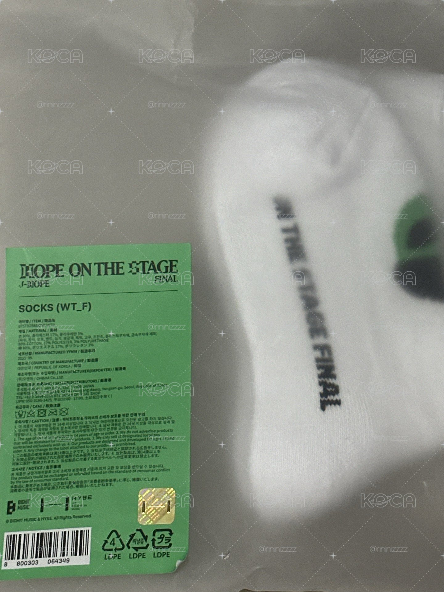 全新商品 號錫 襪子