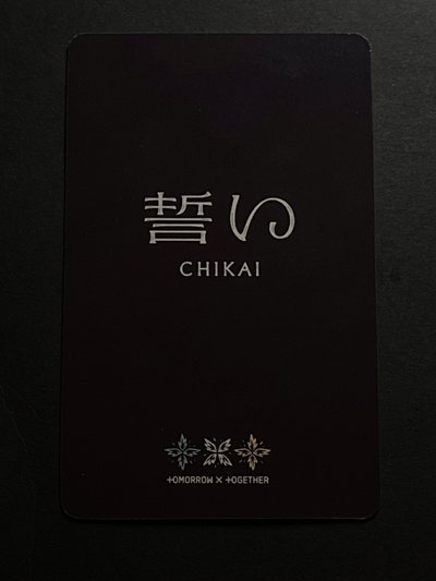 誓い CHIKAI 日咖幸運卡