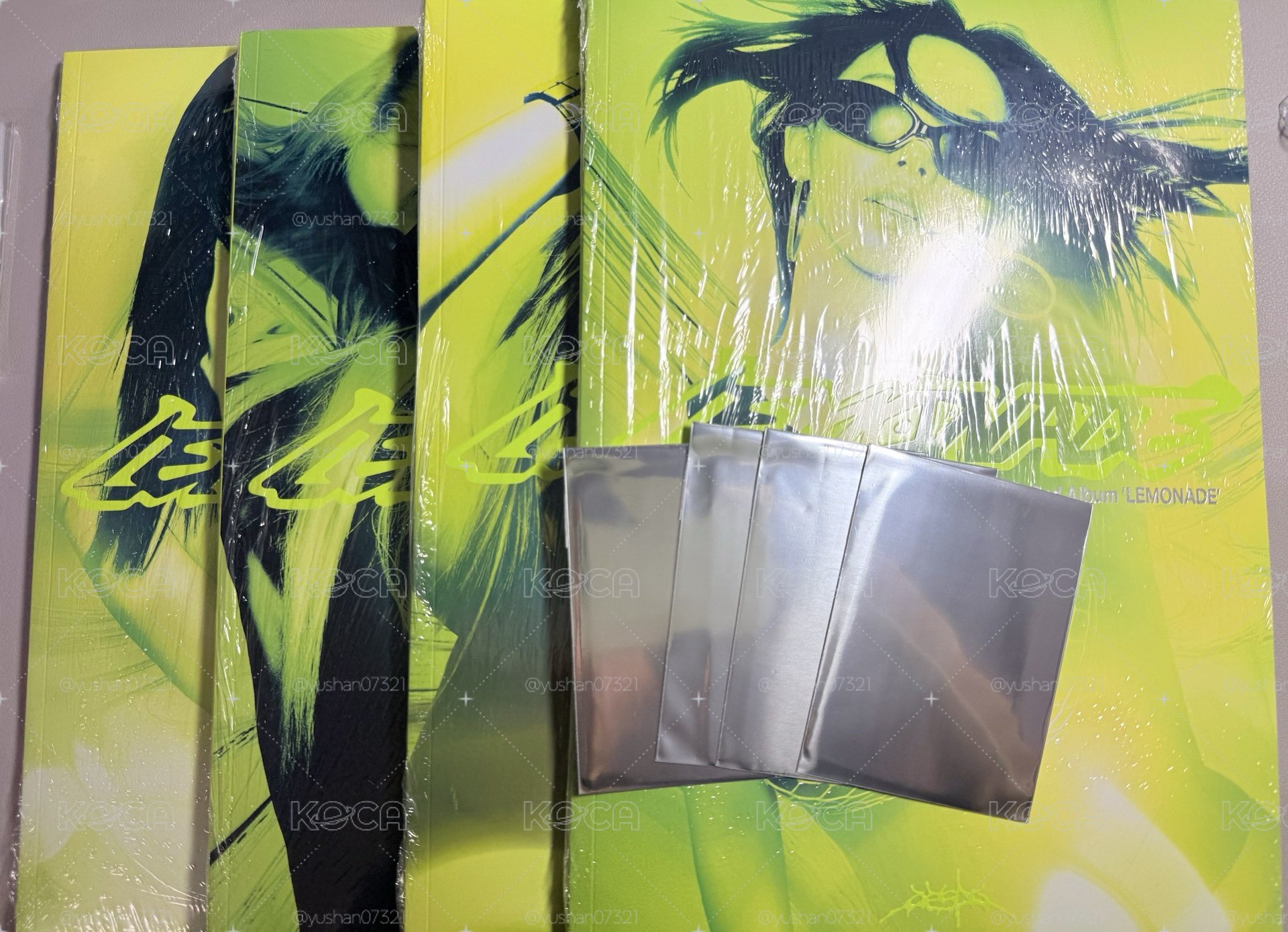 全新未拆 日本HMV通路（四成員單封+四張未拆通路特典卡）