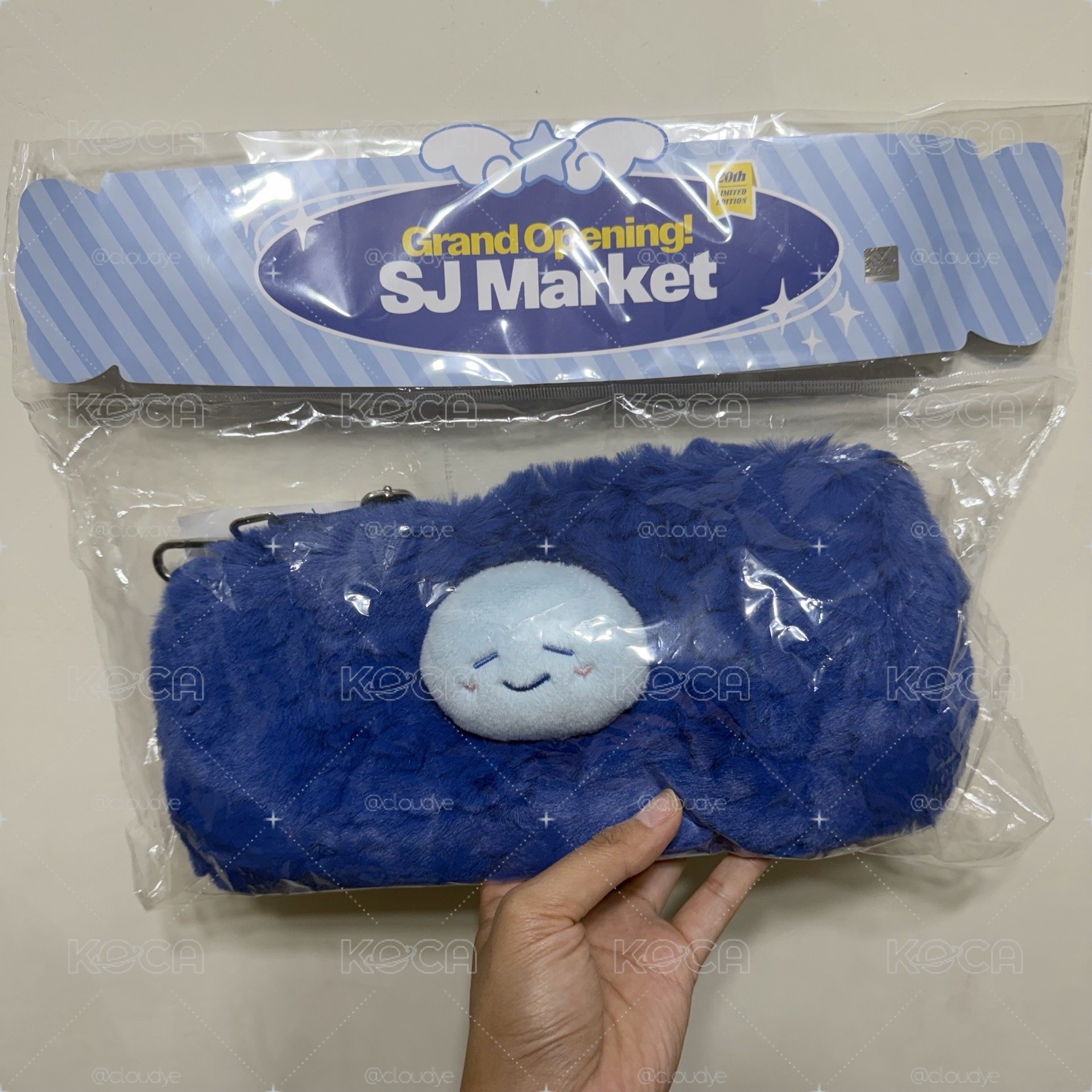 SJ Market 中國超市🇨🇳 毛絨化妝包 側背包 東海 DONGHAE 附小卡