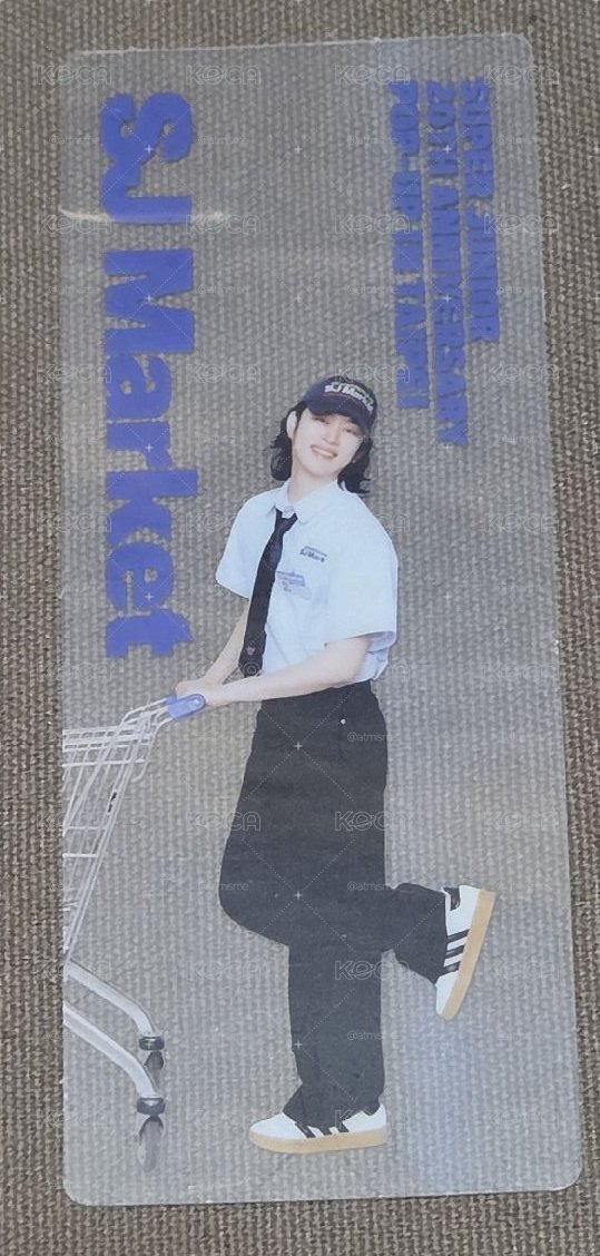 SuperJunuir 希澈 SJ MARKET 滿額透明書籤