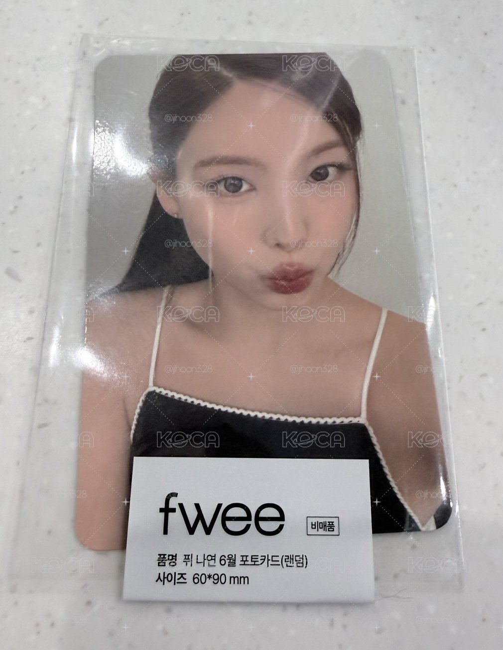 娜璉代言小卡
