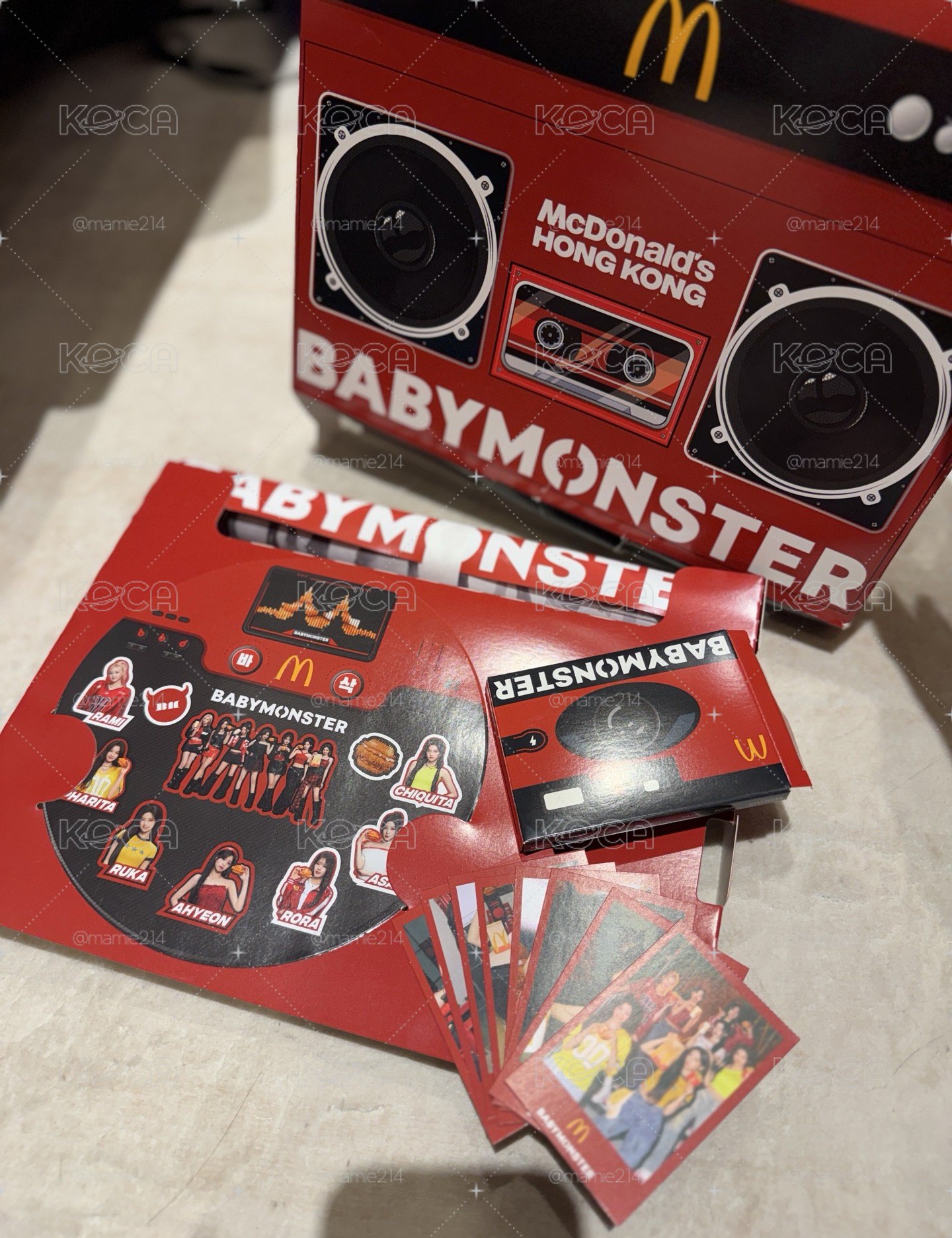 babymonster x 麥當勞禮盒（盒損）