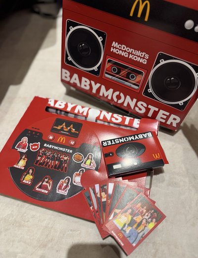 babymonster x 麥當勞禮盒（盒損）
