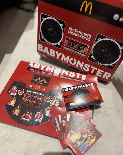 babymonster x 麥當勞禮盒（盒損）