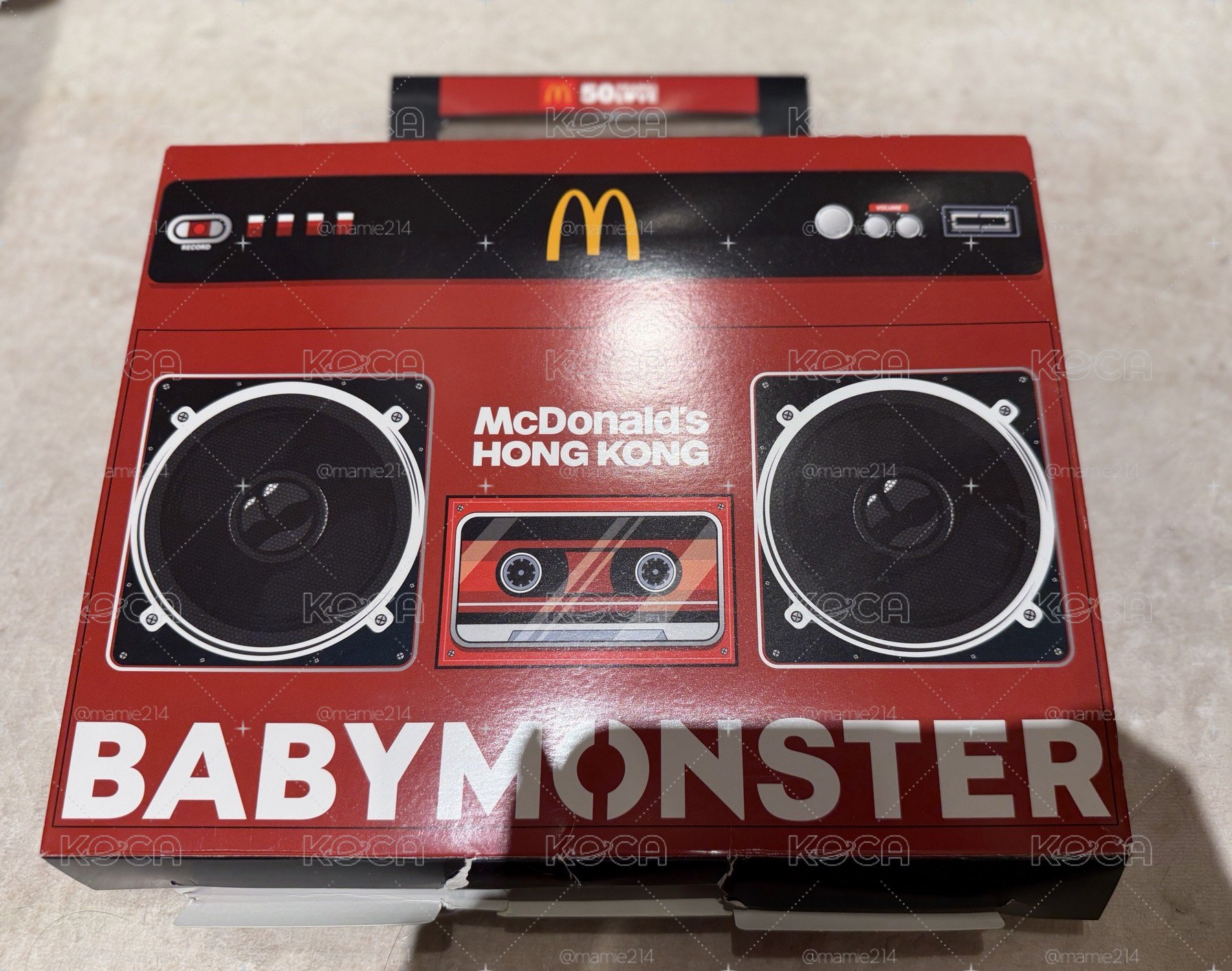 babymonster x 麥當勞禮盒（盒損）
