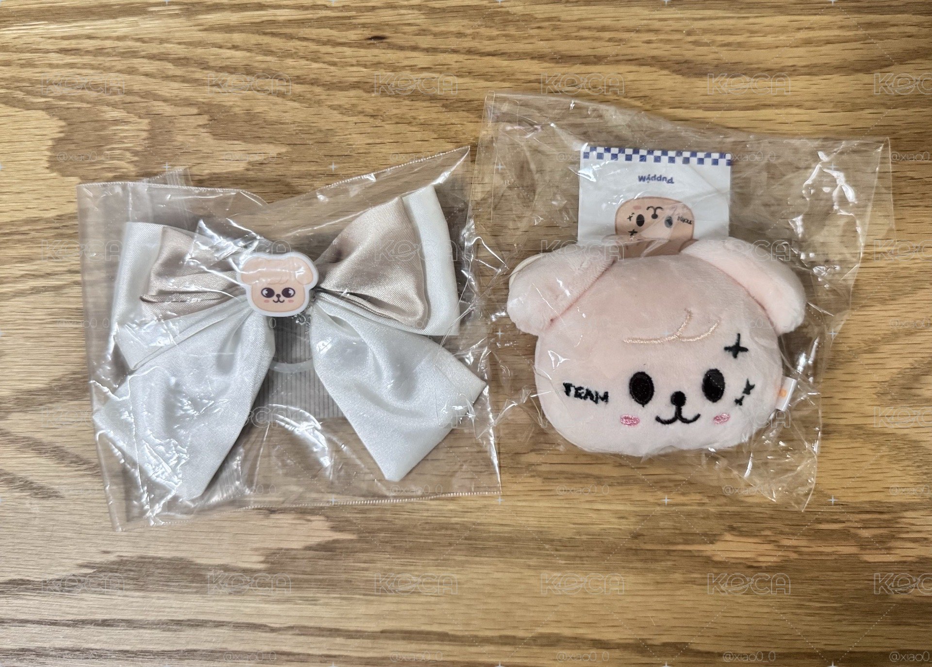 玟 手燈蝴蝶結+姓名吊牌娃