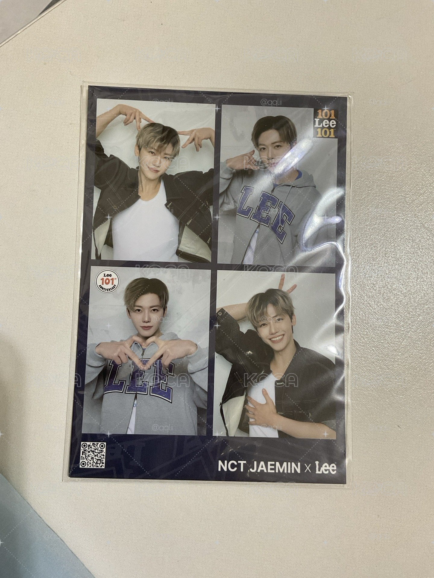 JAEMIN 代言明信片+貼紙