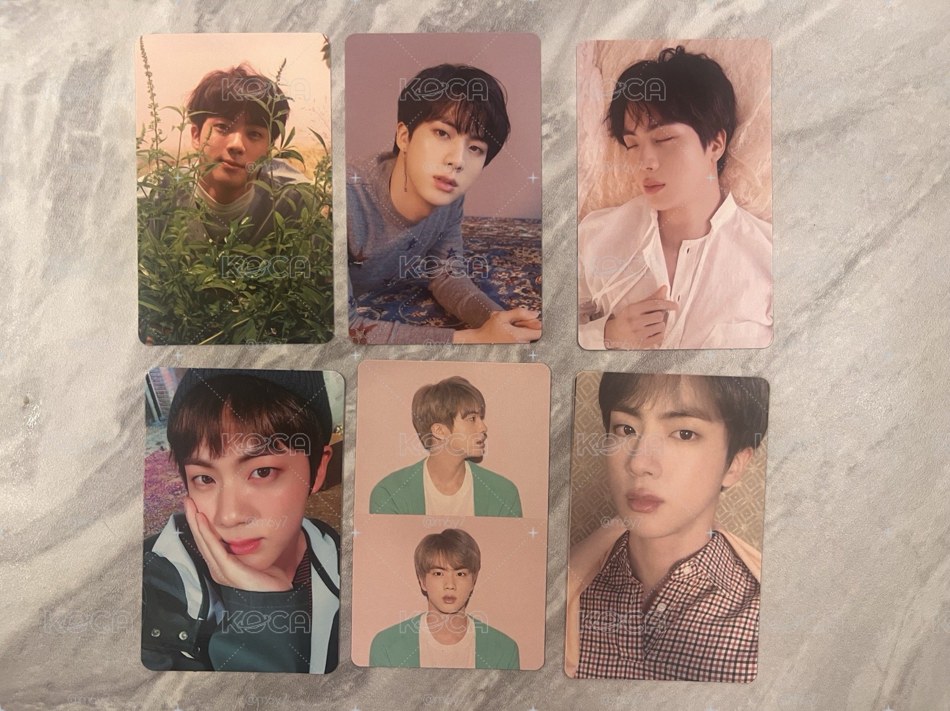 BTS jin 金碩珍 小卡