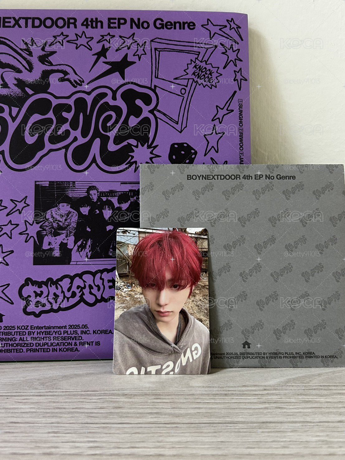 No Genre 專輯 單封 BORADGAME ver.