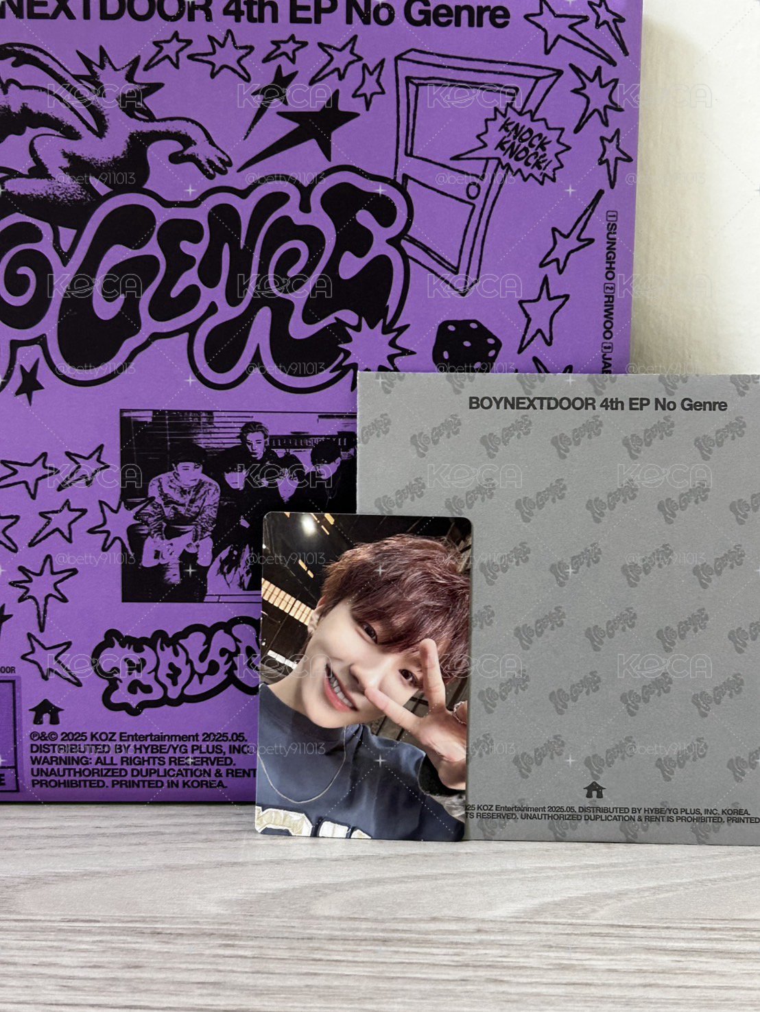 No Genre 專輯 單封 BORADGAME ver.