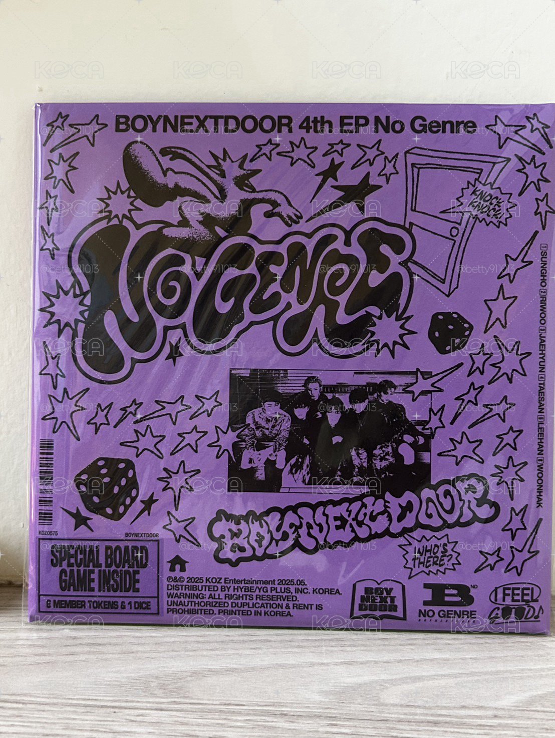 No Genre 專輯 單封 BORADGAME ver.