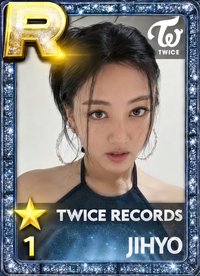 SUPERSTAR TWICE RECORDS Game card Event 1 ver. A