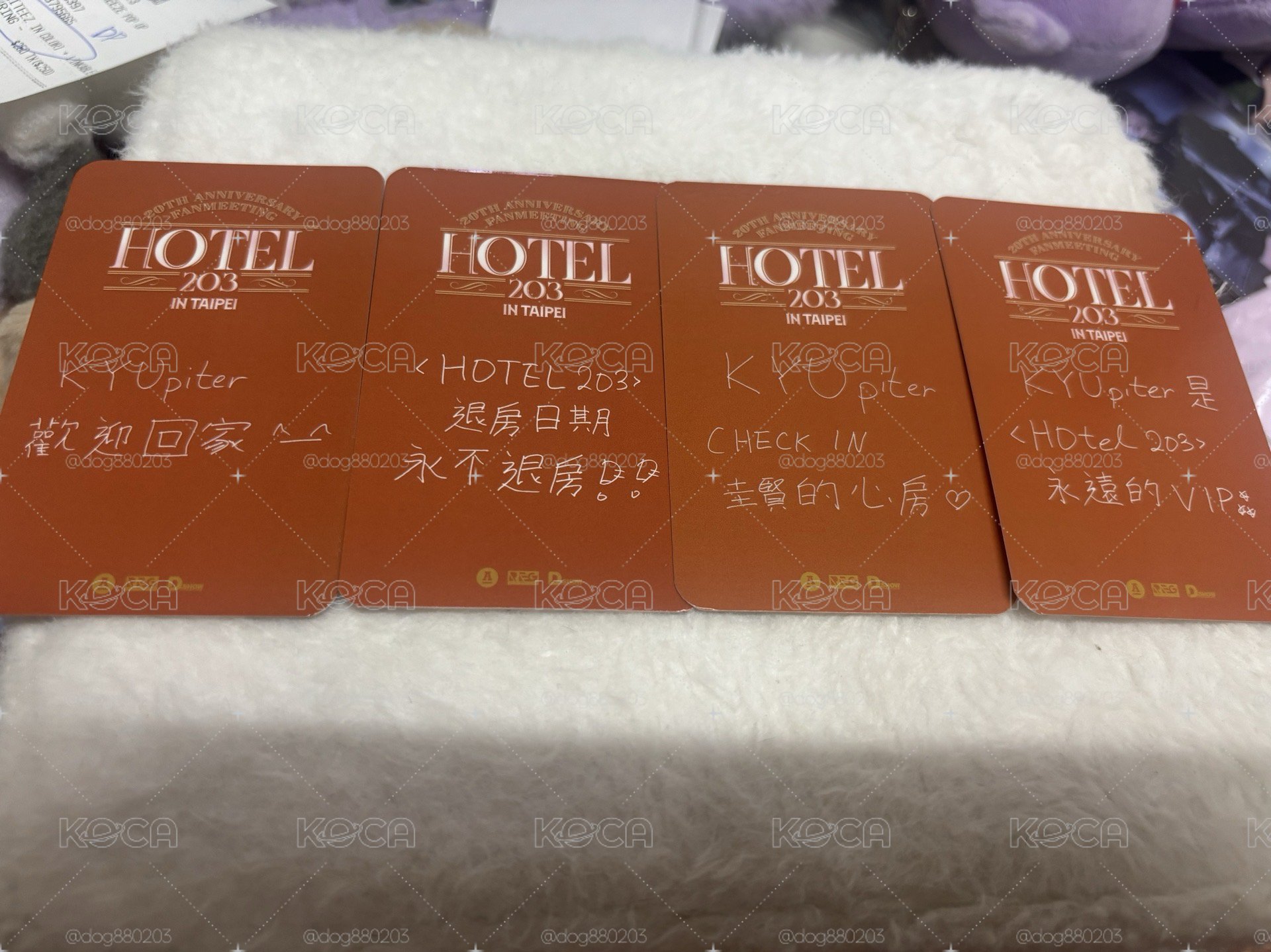 圭賢FM台北場27.28入場卡四張