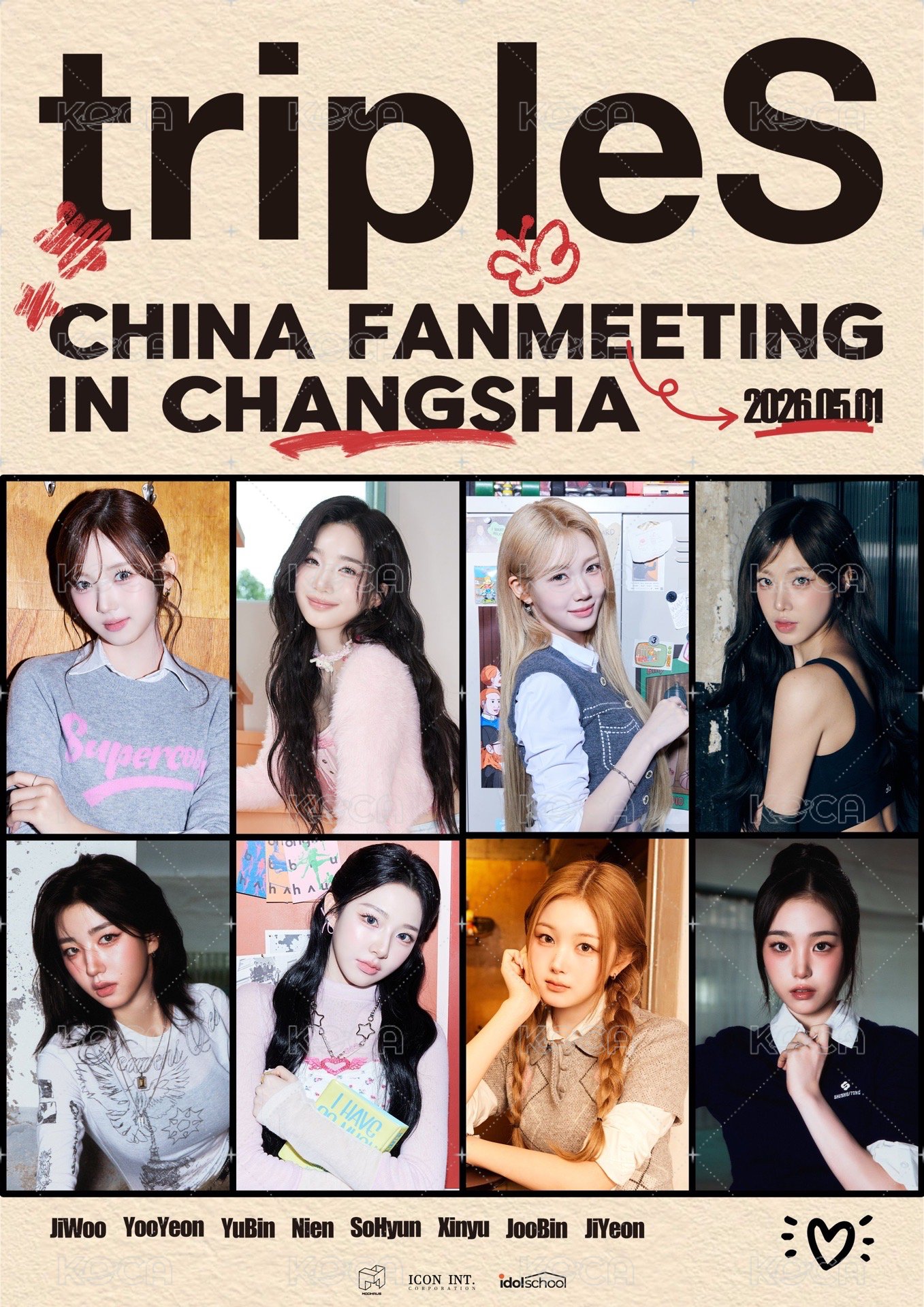 tripleS chansha ファンミーティング VIP特典 セット tripleS CHINA FANMEETING in Changsha | JIWOO