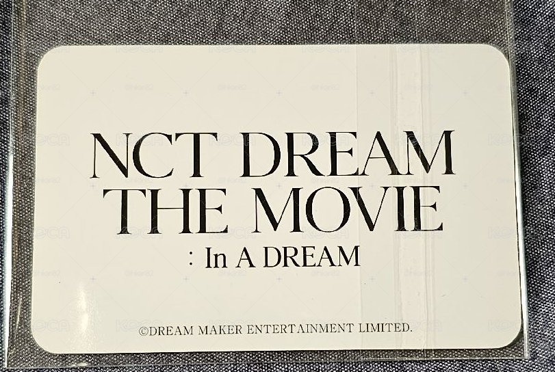 NCT DREAM TOUR "THE DREAM SHOW" - in DREAM團卡