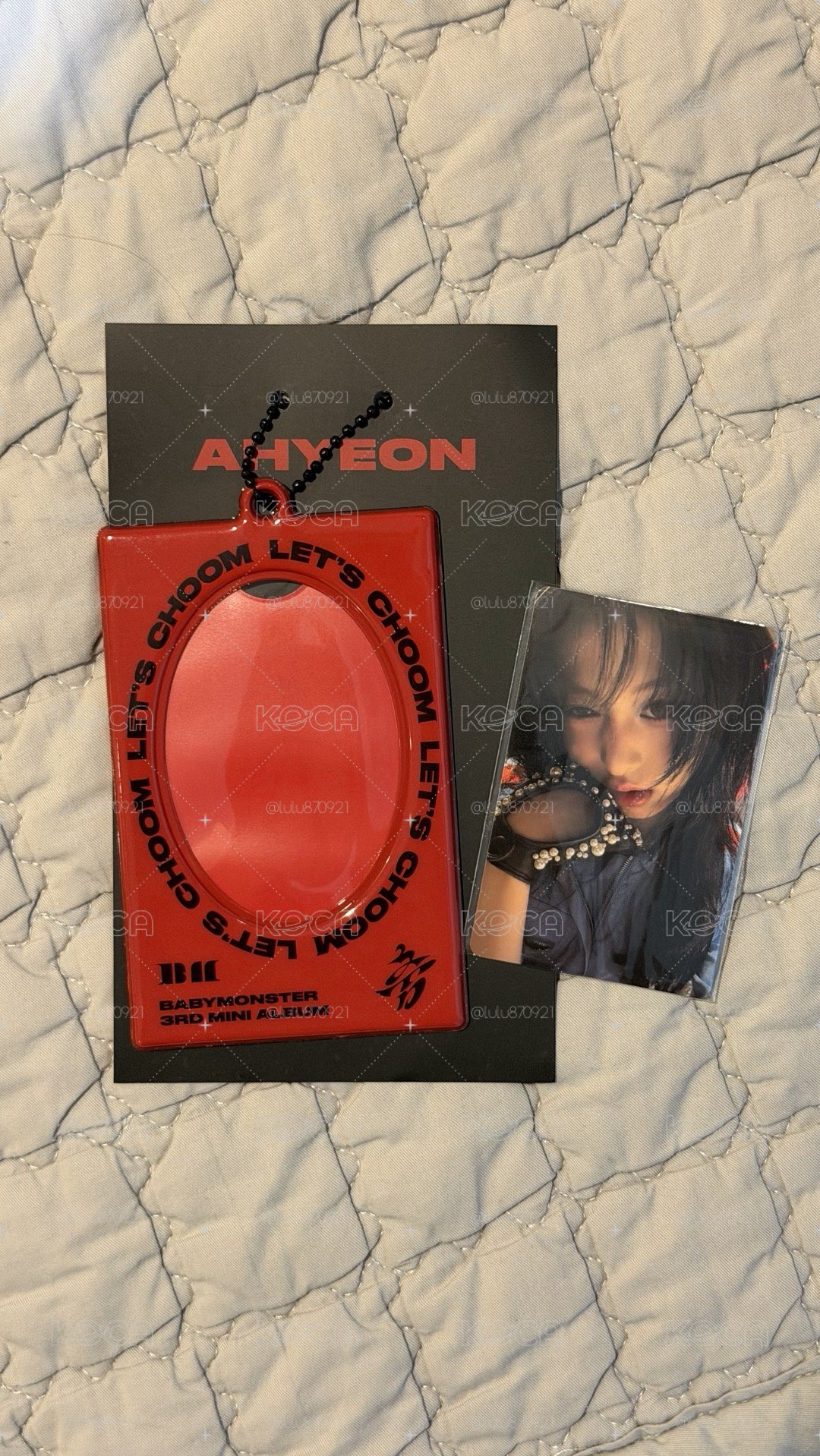 Babymonster Ahyeon卡套