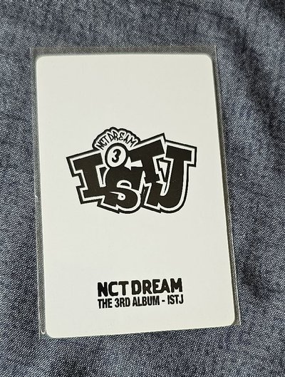 NCT DREAM ISTJ CHENLE 