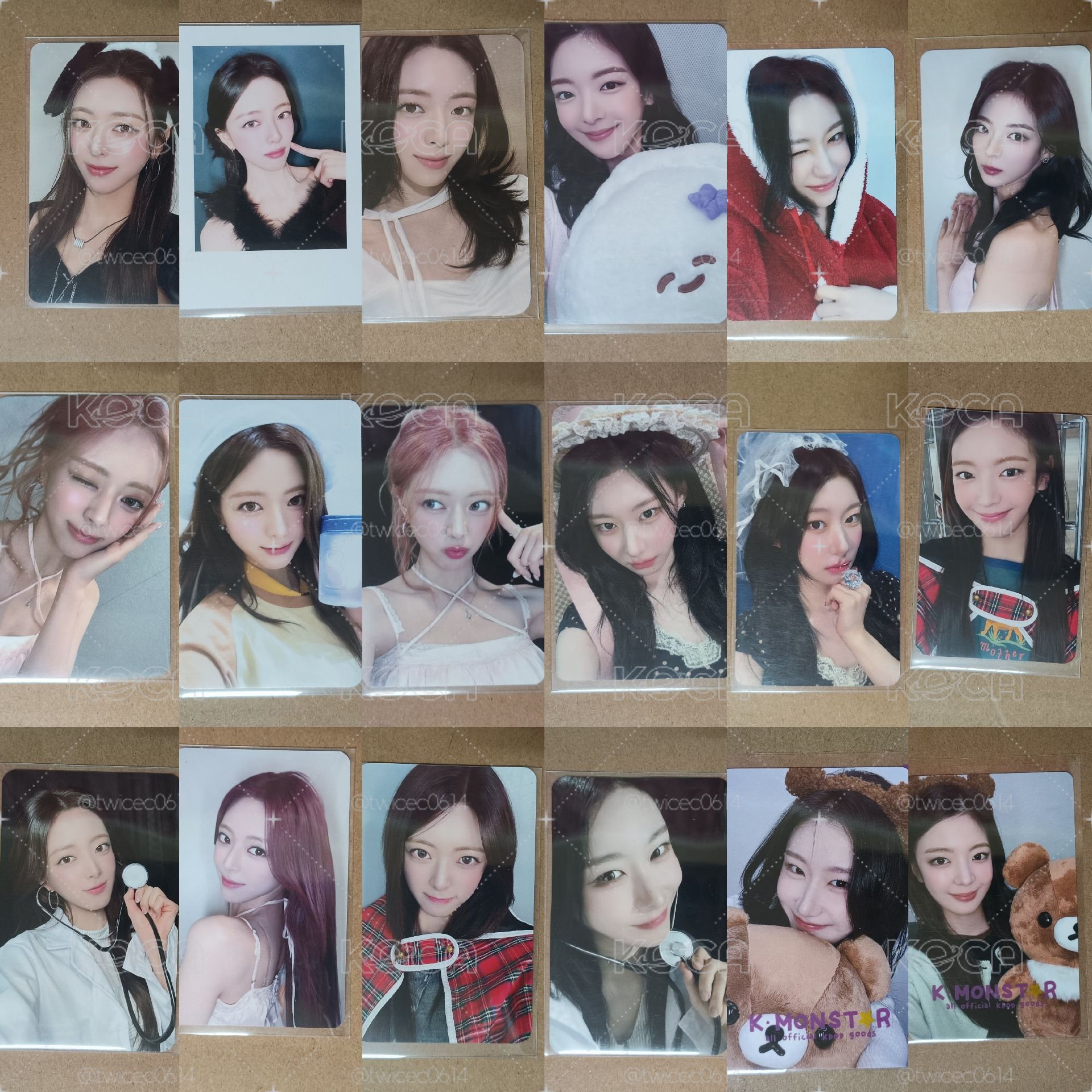 itzy 粒 有娜 領 特典卡區