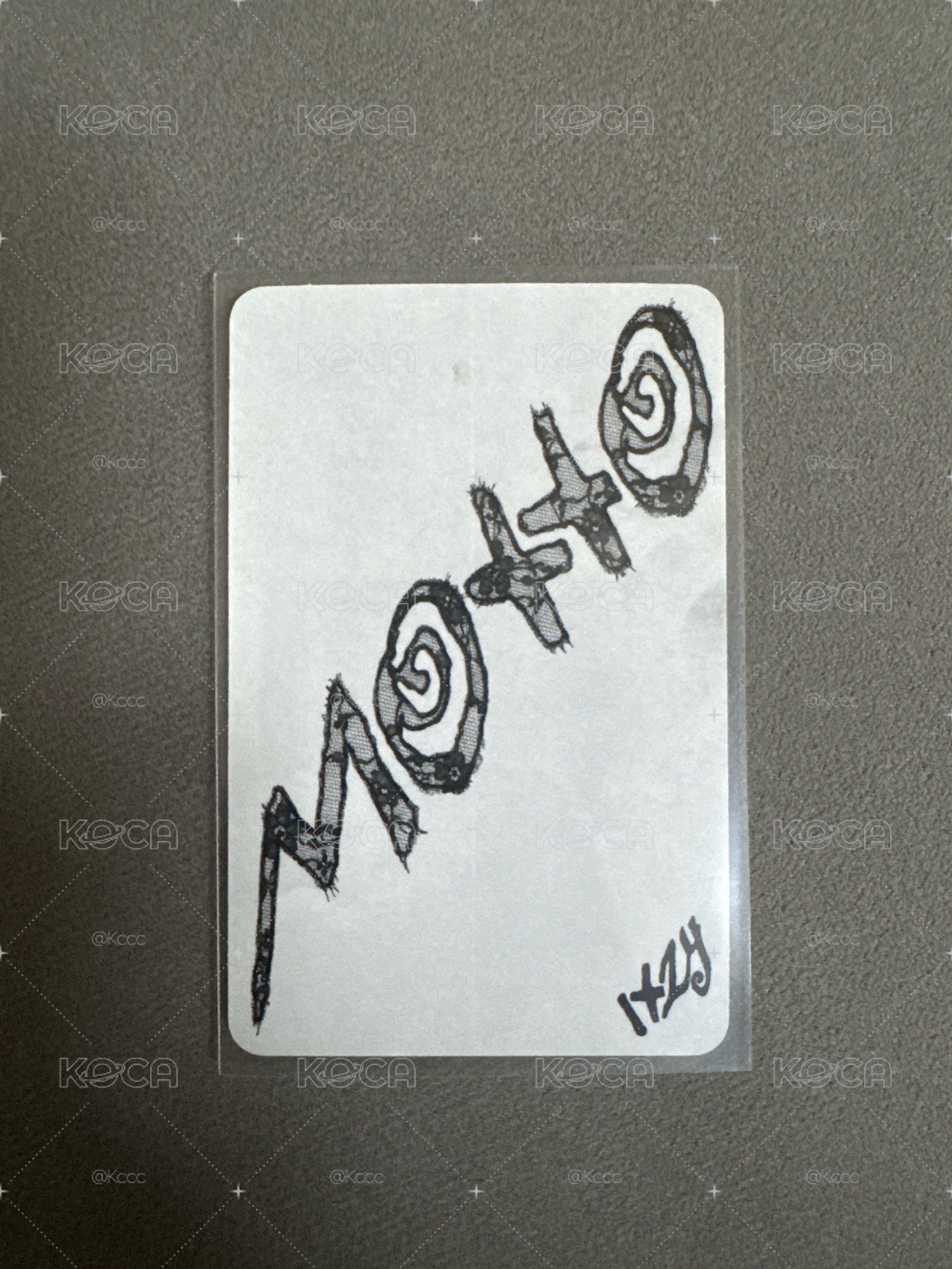 motto b版 留專卡