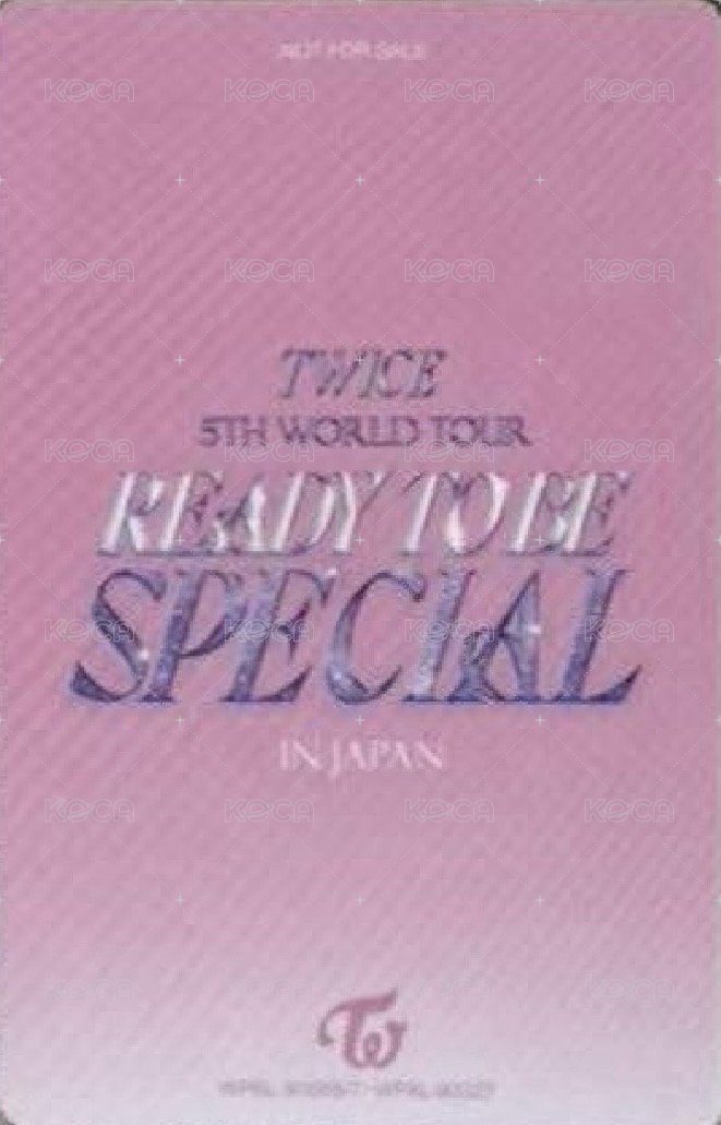五巡SPECIAL 周邊卡  背面