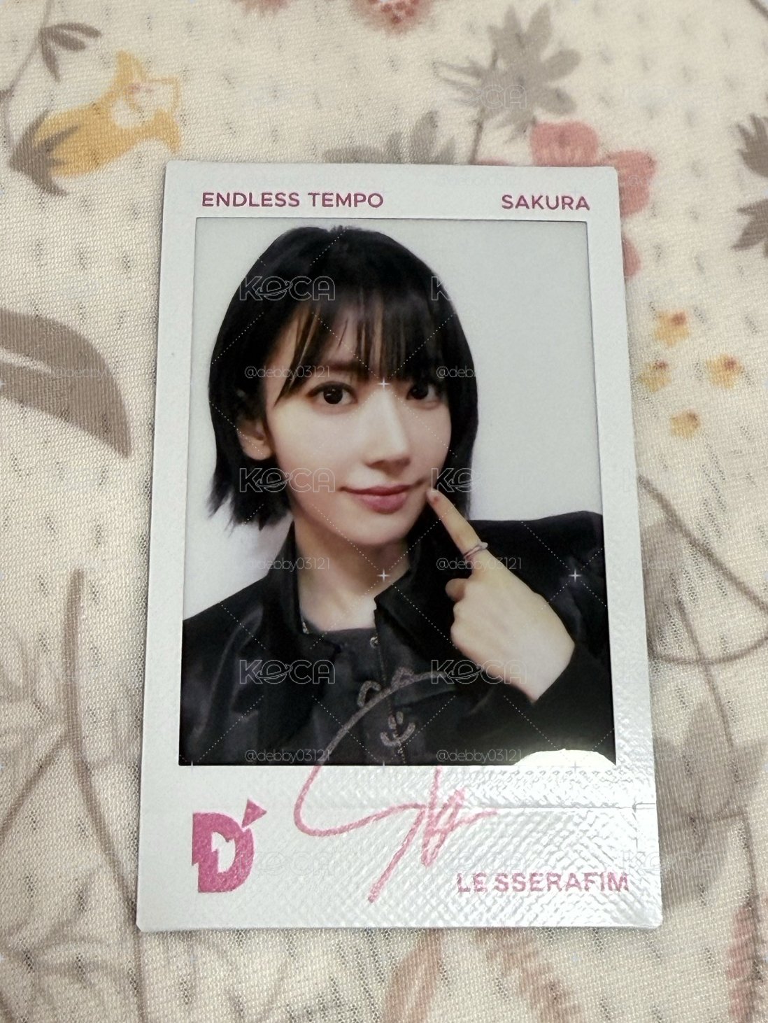 現貨速出 dicon東京快閃店 印簽拍立得 Sakura 櫻花
