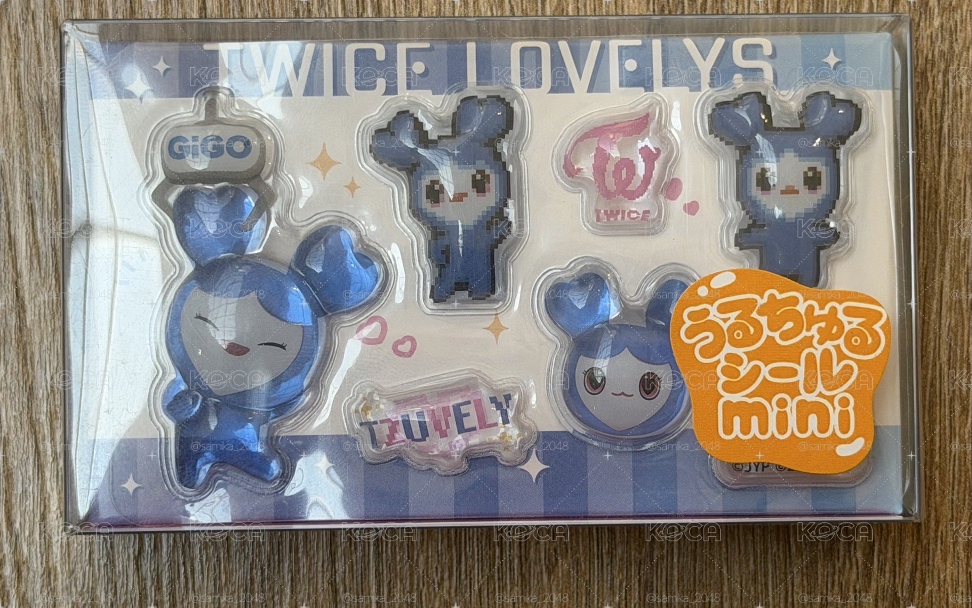 TWICE gigo 子瑜水晶貼紙 未拆 含盒子