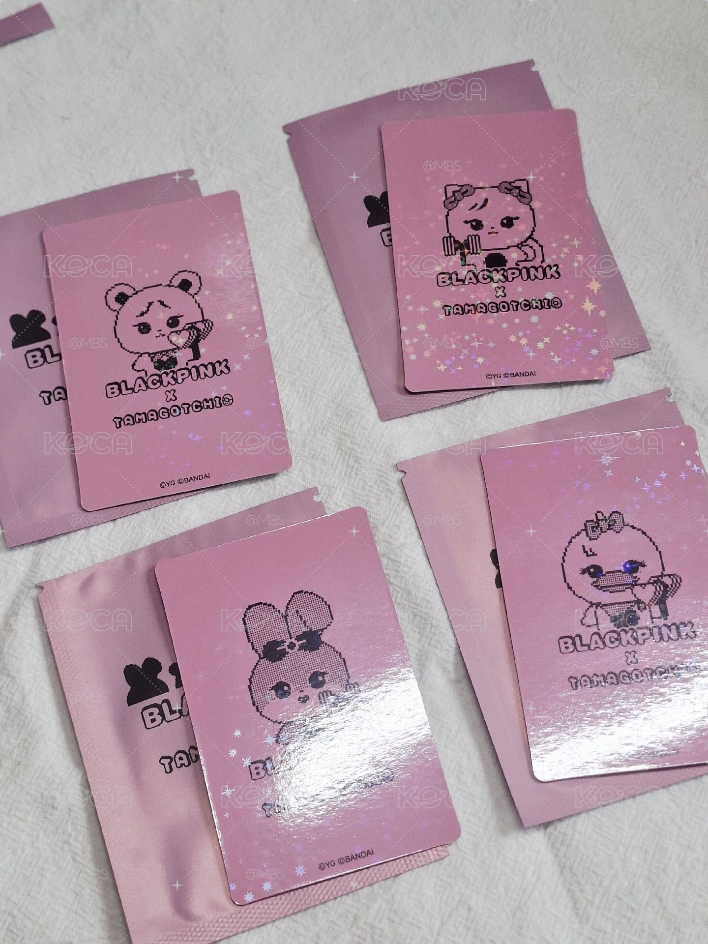 Tamagotchia滿額卡、jennie黑衣娃