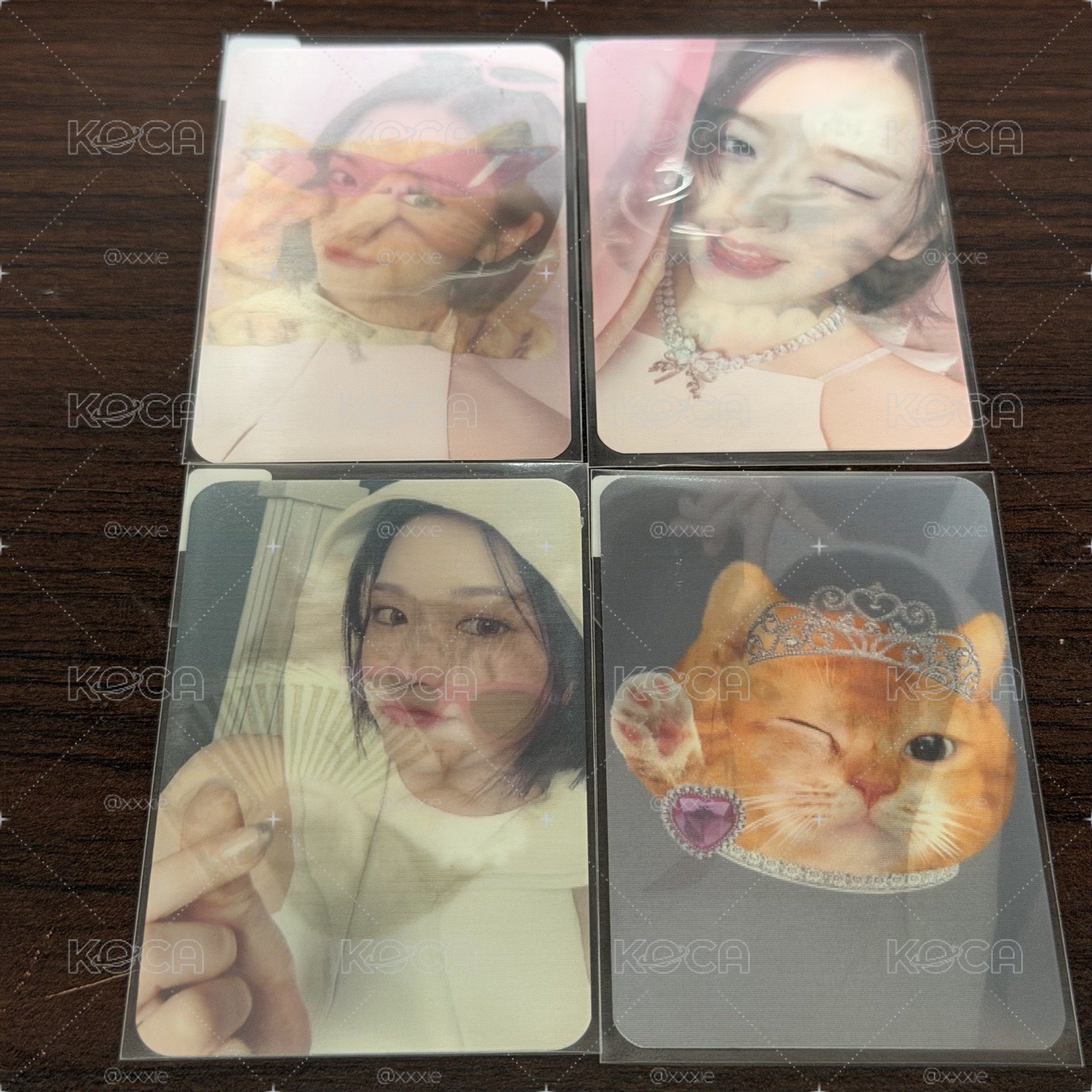 變化貓貓卡 1set/4張