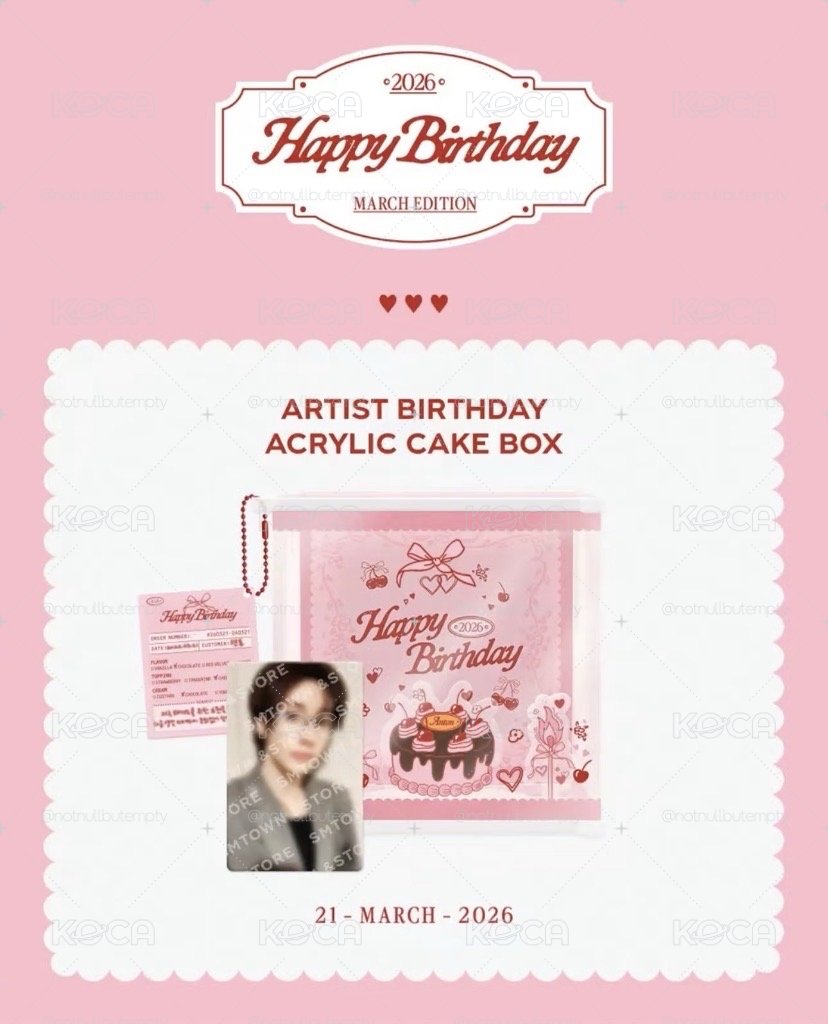 2026 生日MD 壓克力板set ANTON