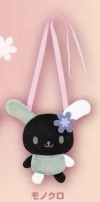 花小兔扭蛋 包包袋子 （黑）