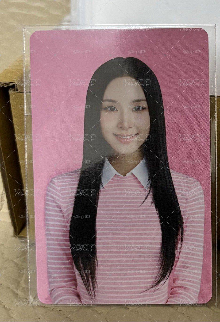 彩瑛 康普茶 代言卡