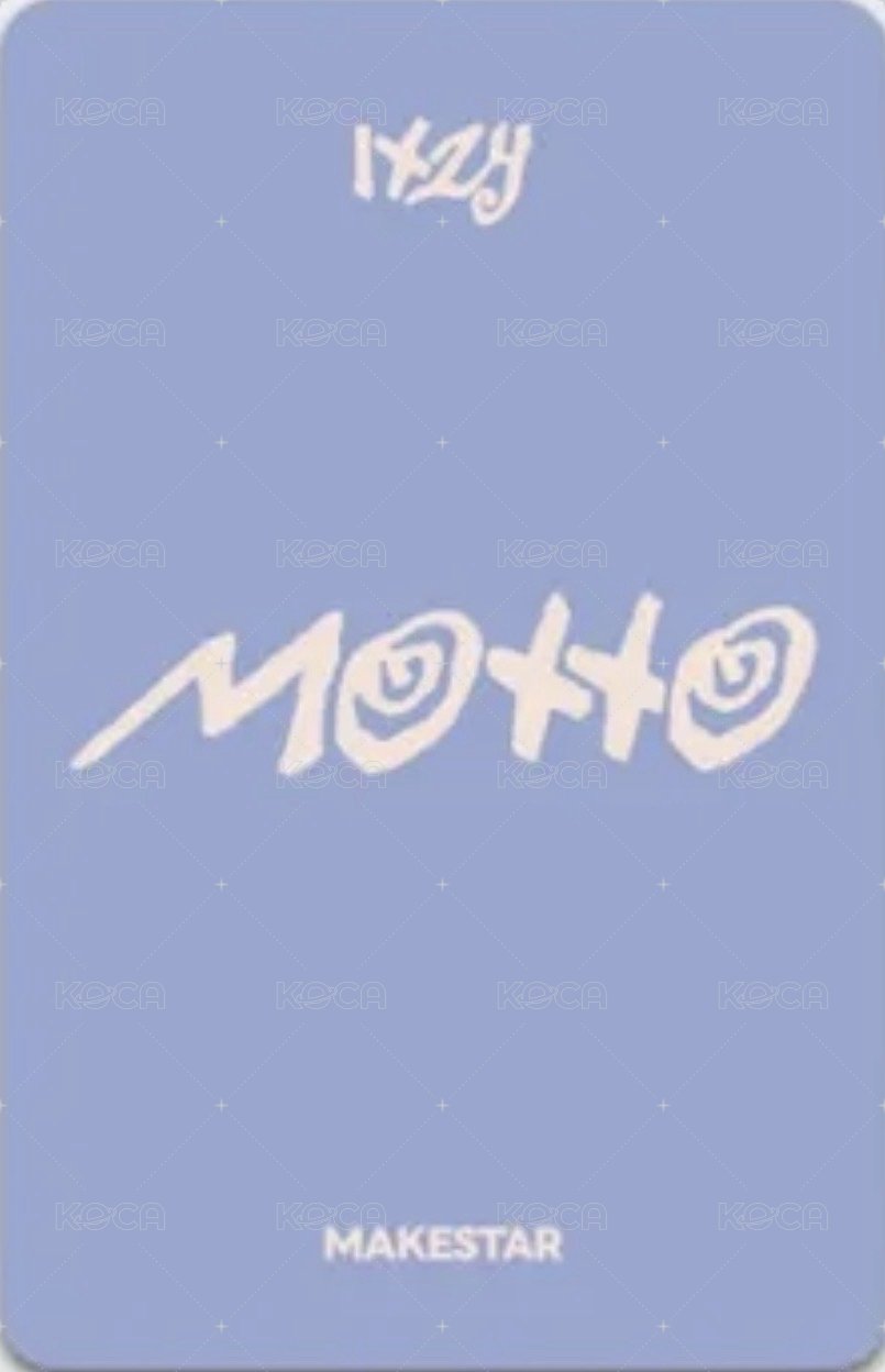 Motto ms 線上 簽售卡 小狗微笑 背面