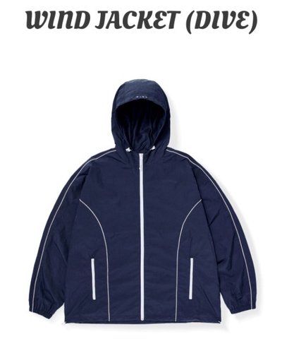 [非現貨］wind jacket(dive) m號