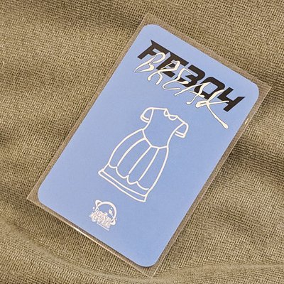 白雪公主友 塗鴉卡背