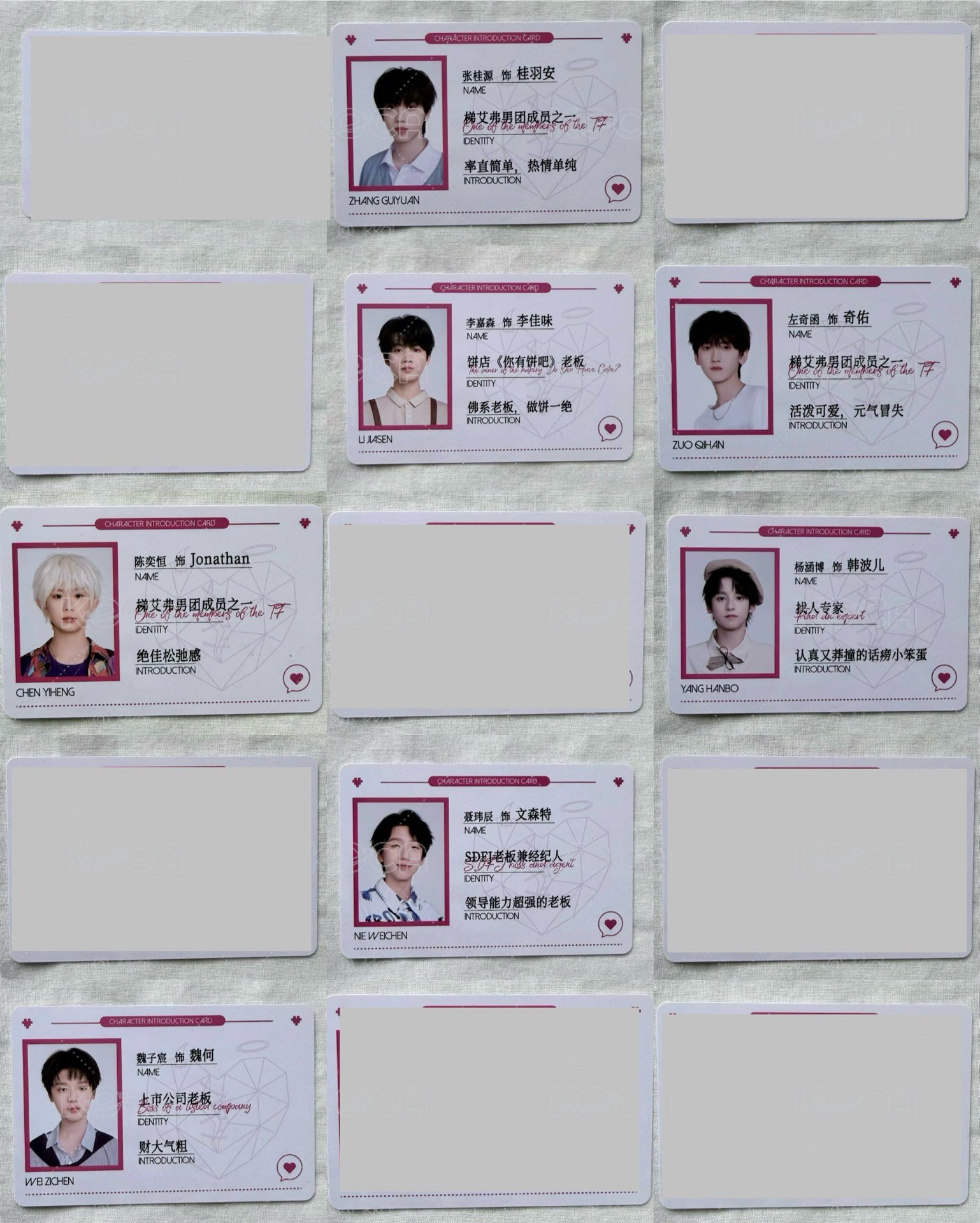 TF家族四代 危險的關係 ID卡