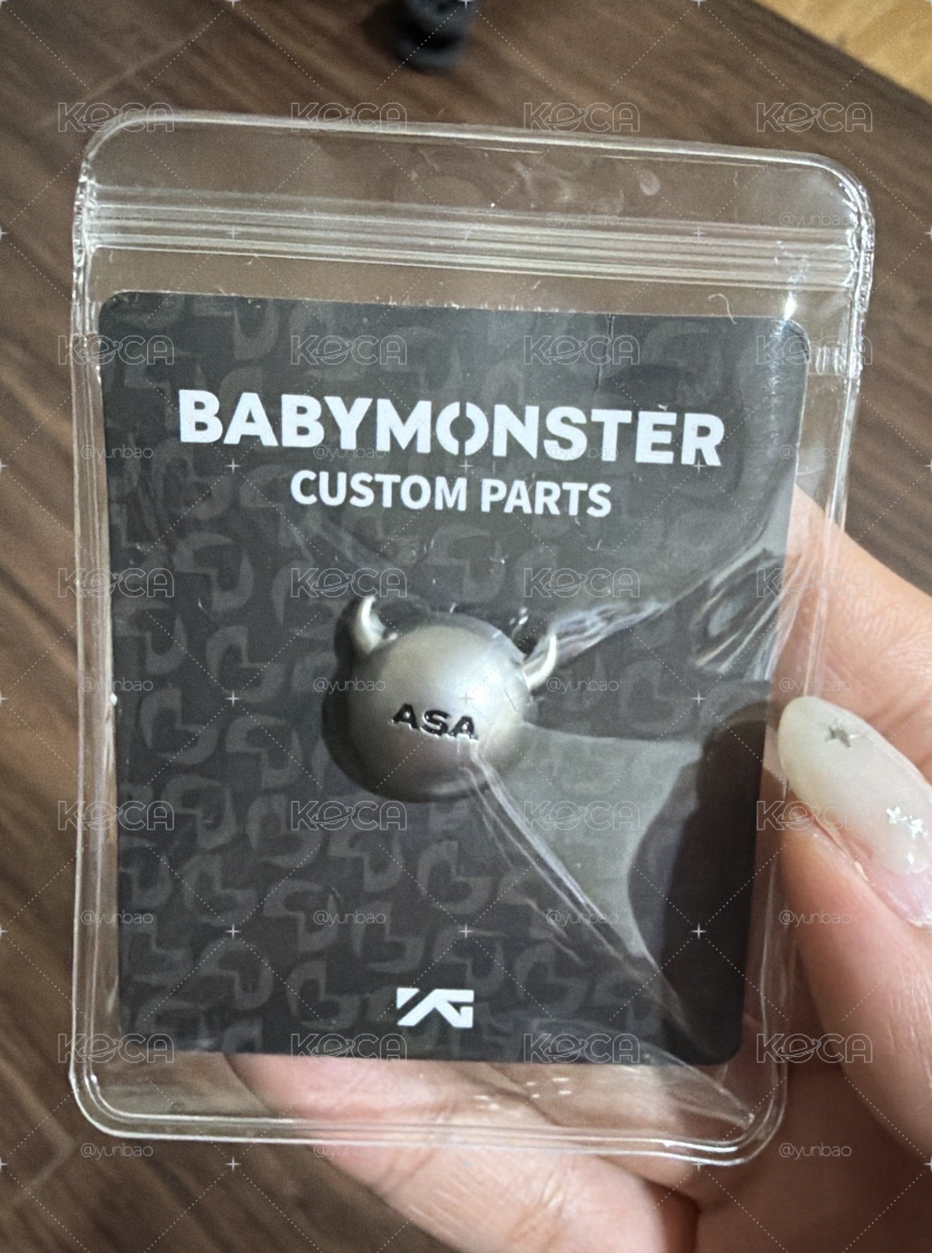 Asa 手燈裝飾扣