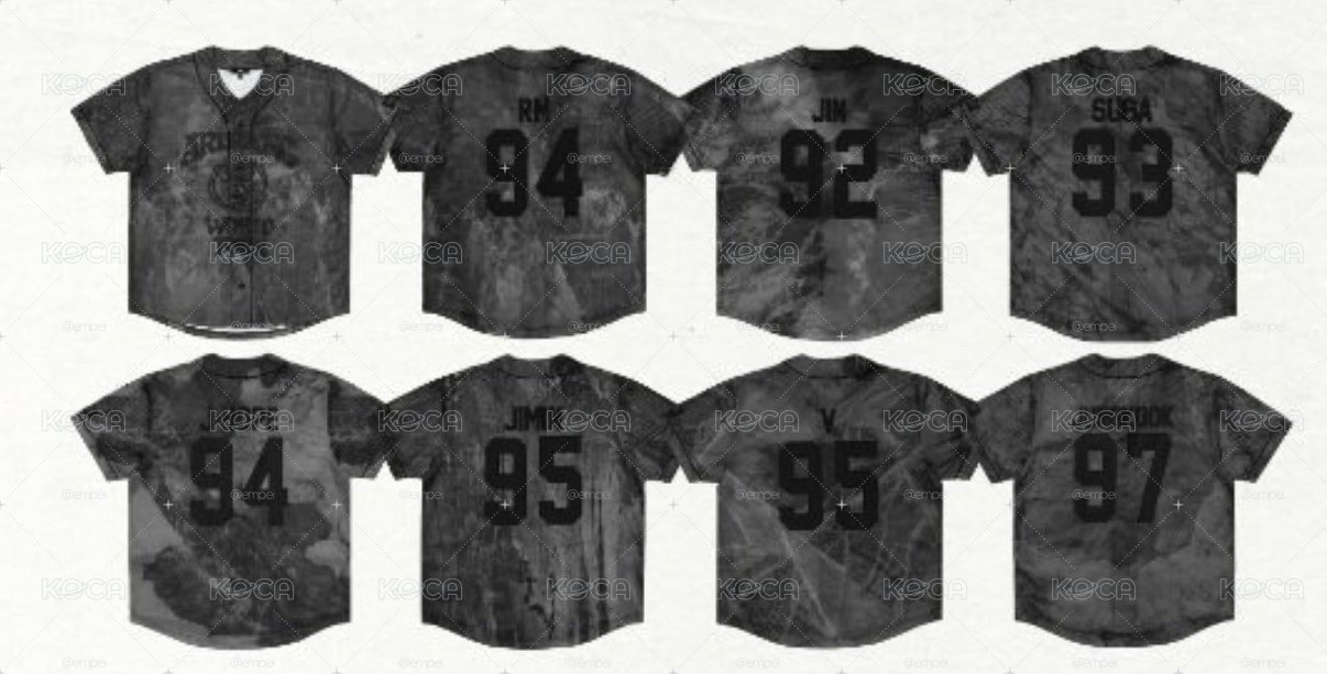 BTS SUGA 球衣 L/XL 現貨 全新 韓國購入