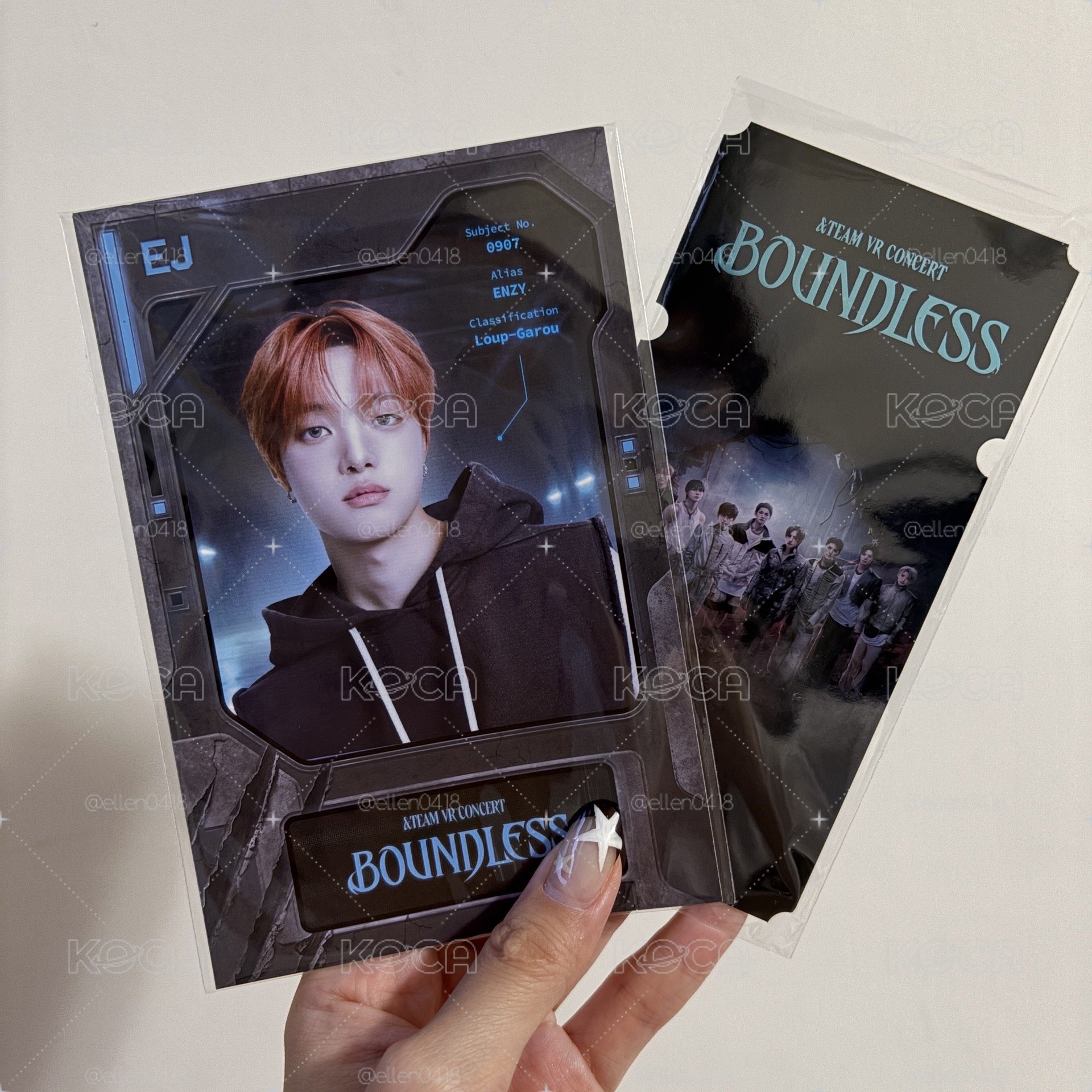 BOUNDLESS EJ 特典明信片+票卡