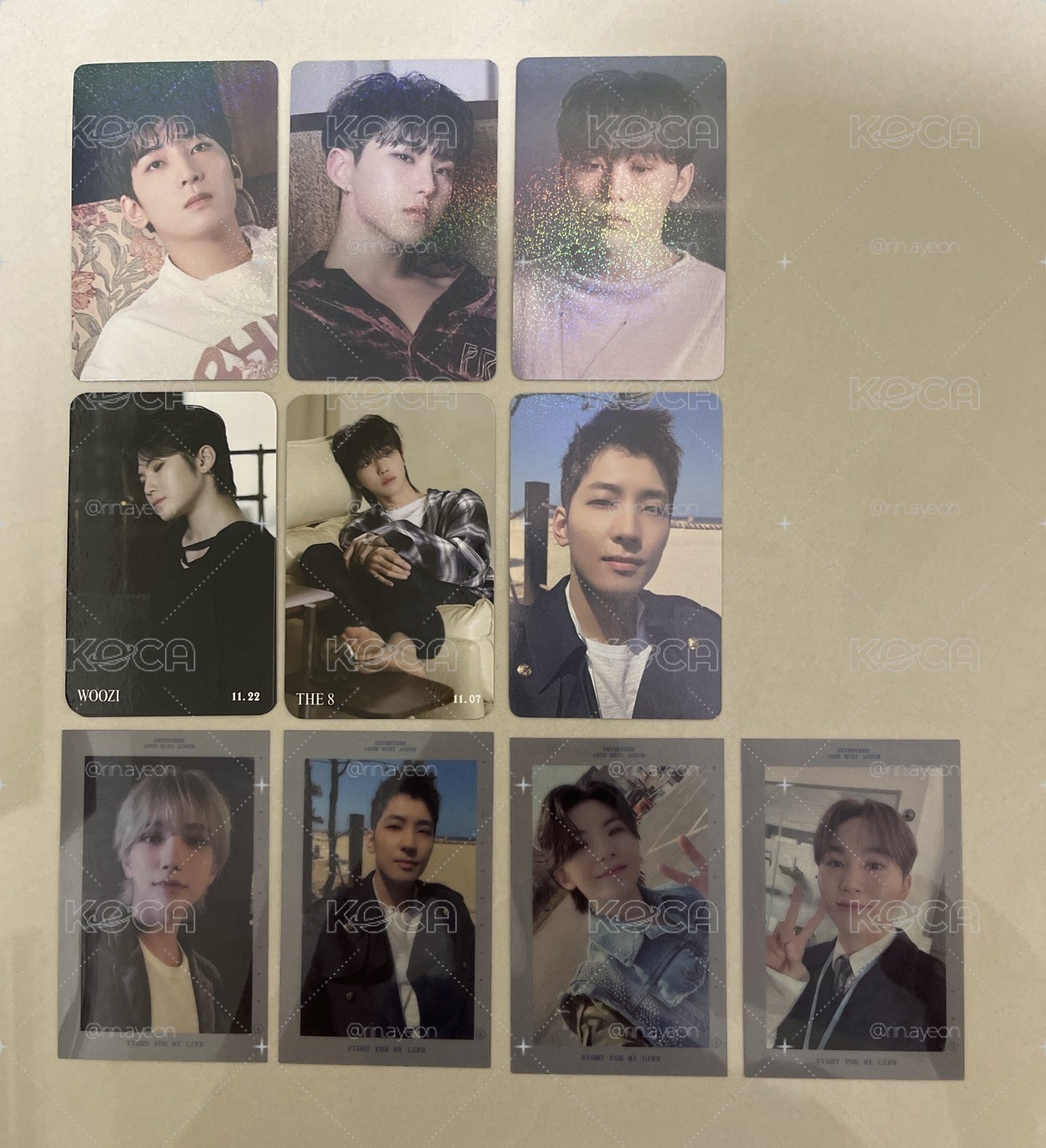 Seventeen 迷十MP Yes24 特典卡