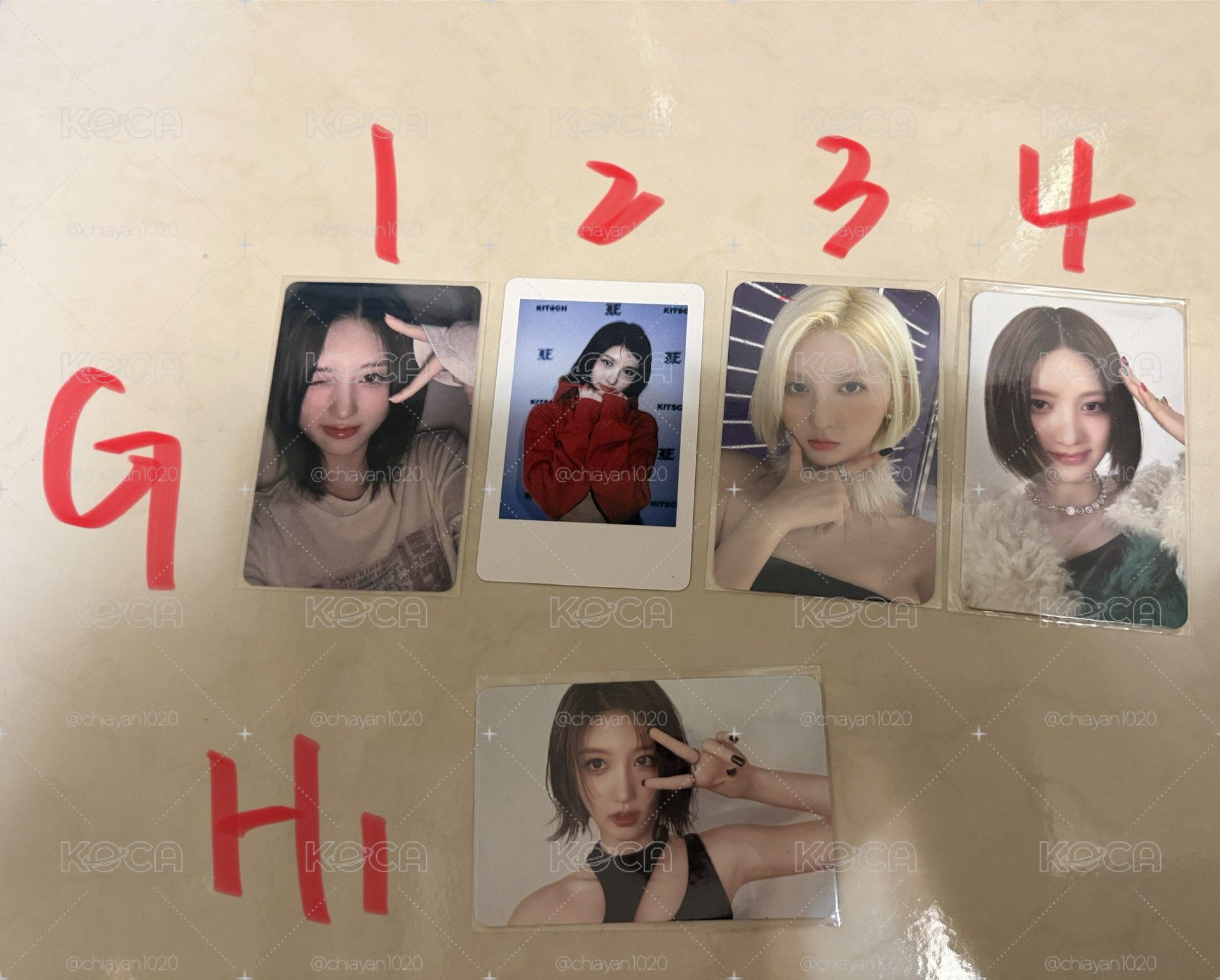 IVE GAEUL金秋天小卡