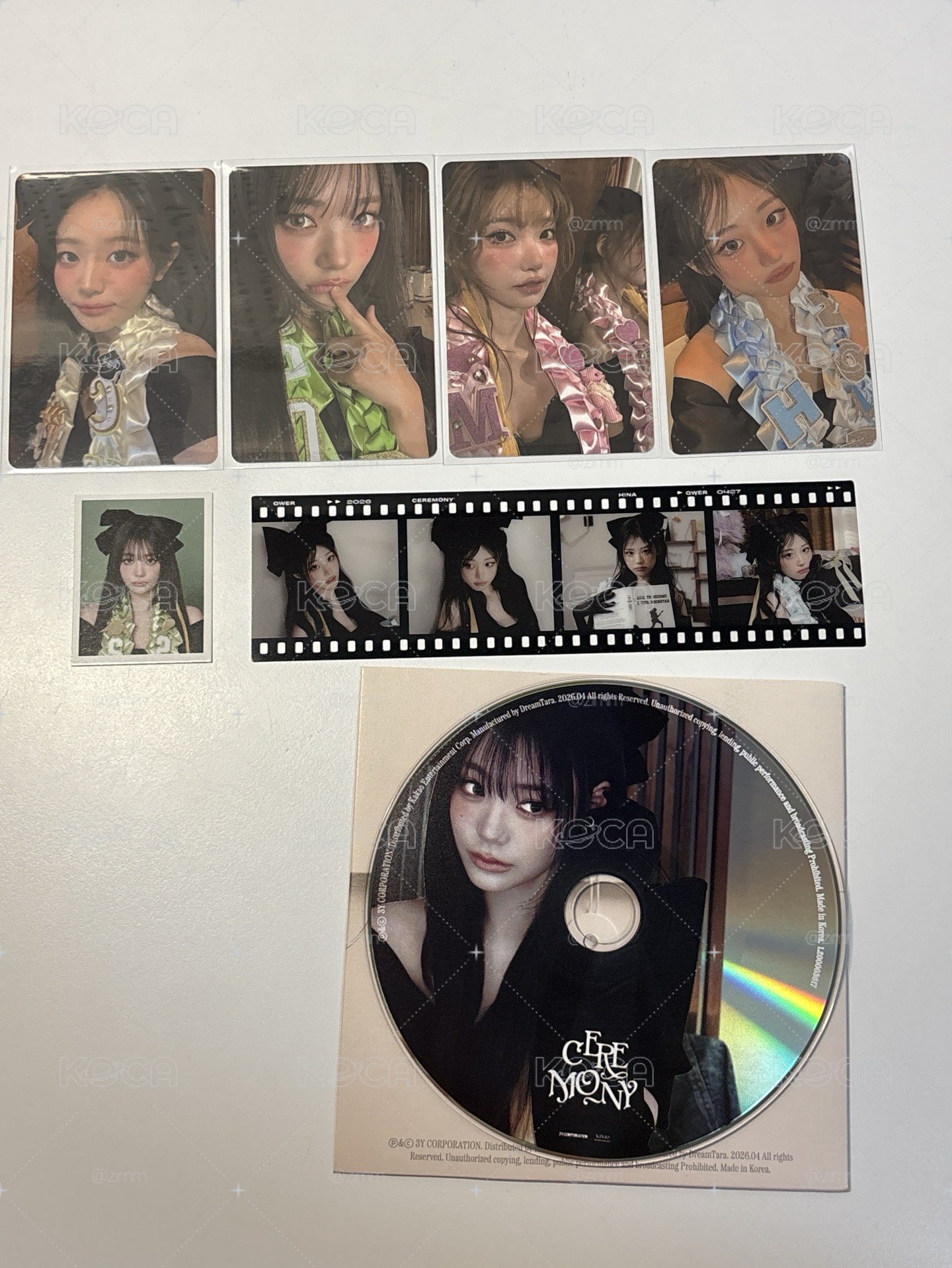 Ceremony專卡一套+燕證件照+娜膠片+燕CD