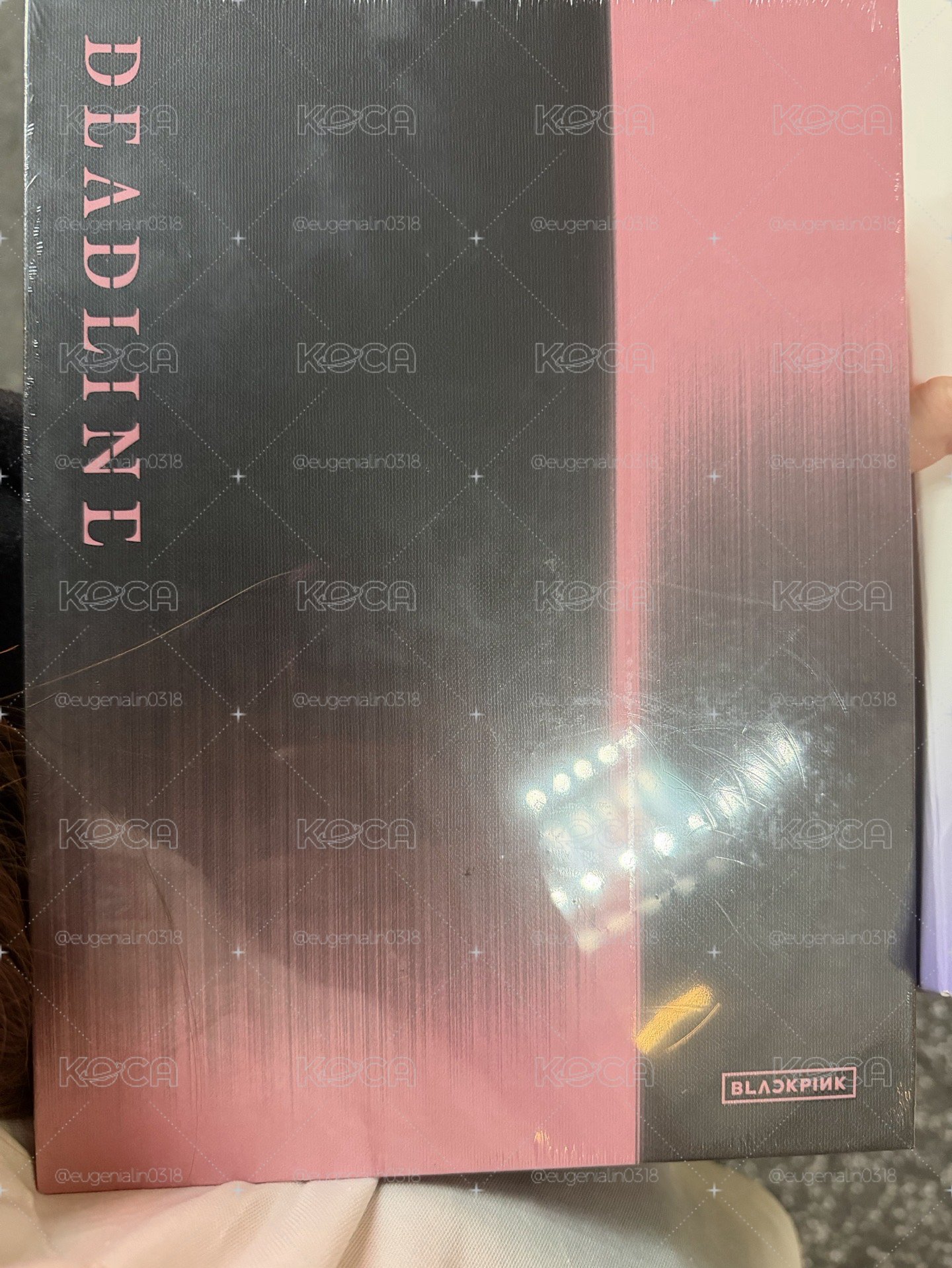 blackpink black版專輯未拆