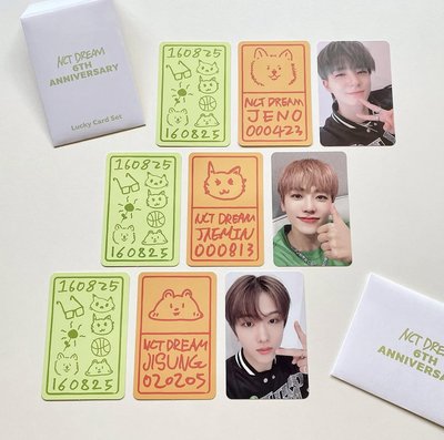NCT DREAM 六週年 幸運卡組符咒 立牌