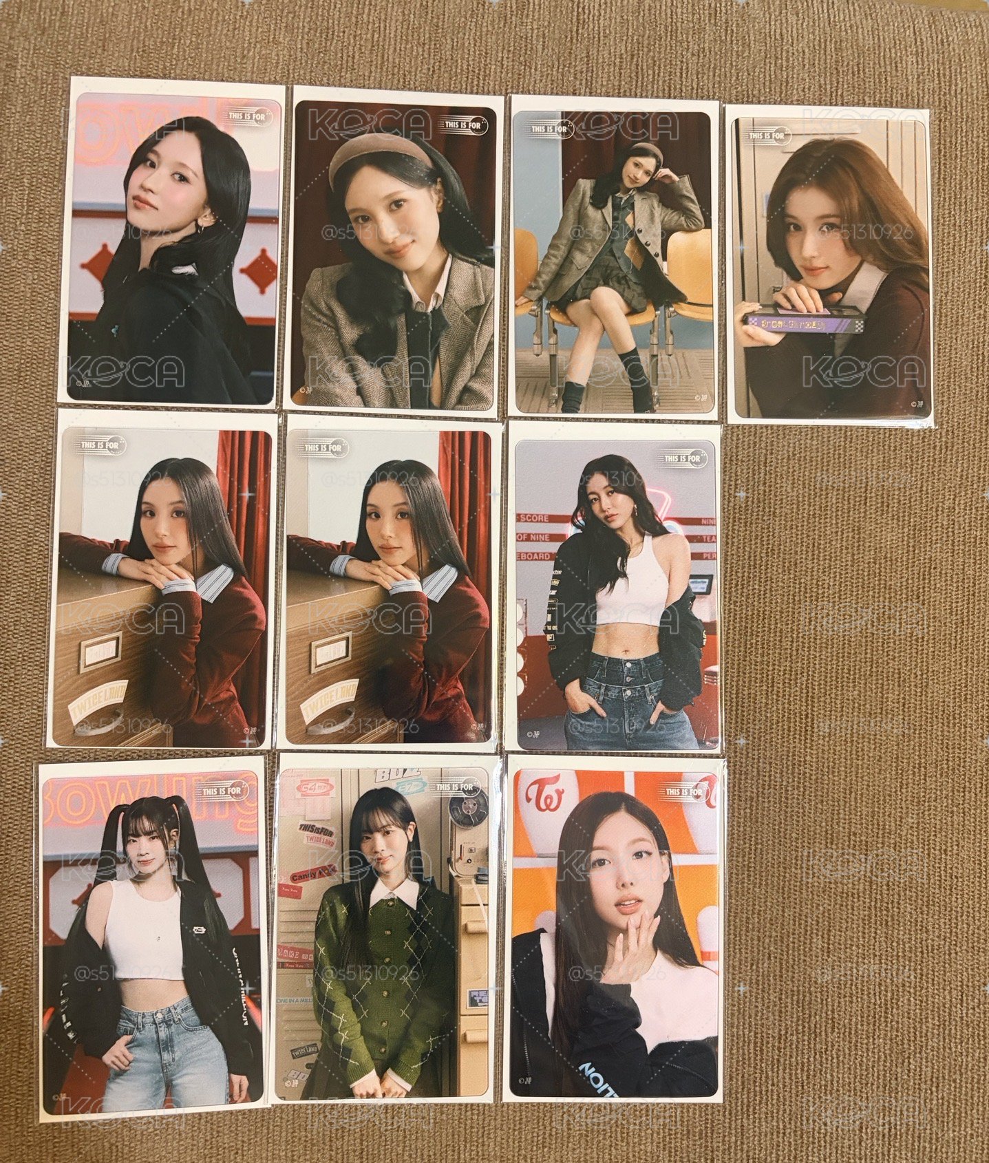 現貨速出🩷TWICE 新國立 透卡 小卡 線下 一番賞 參加賞透卡 隨機卡