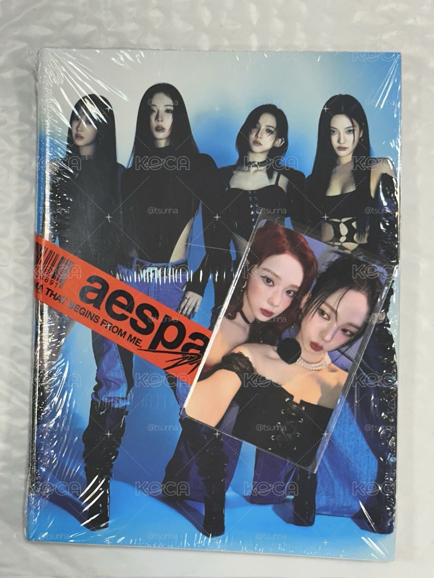 [原包裝] aespa DRAMA 冬柚雙人卡+日限專未拆