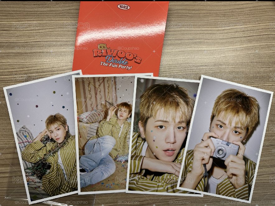 BOYNEXTDOOR Riwoo 生日禮 明信片